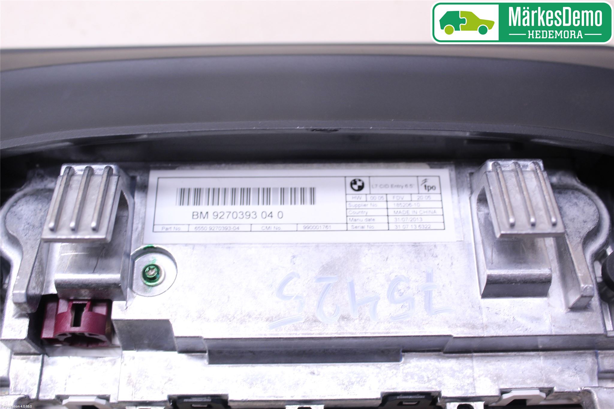 BMW 3 F30/F31/F80 12-19 Multifunktionsdisplay