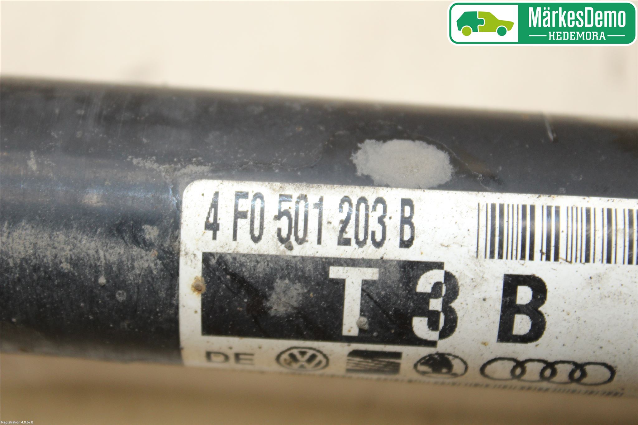 Audi ALLROAD 06-11 Drivaxel Bak Höger