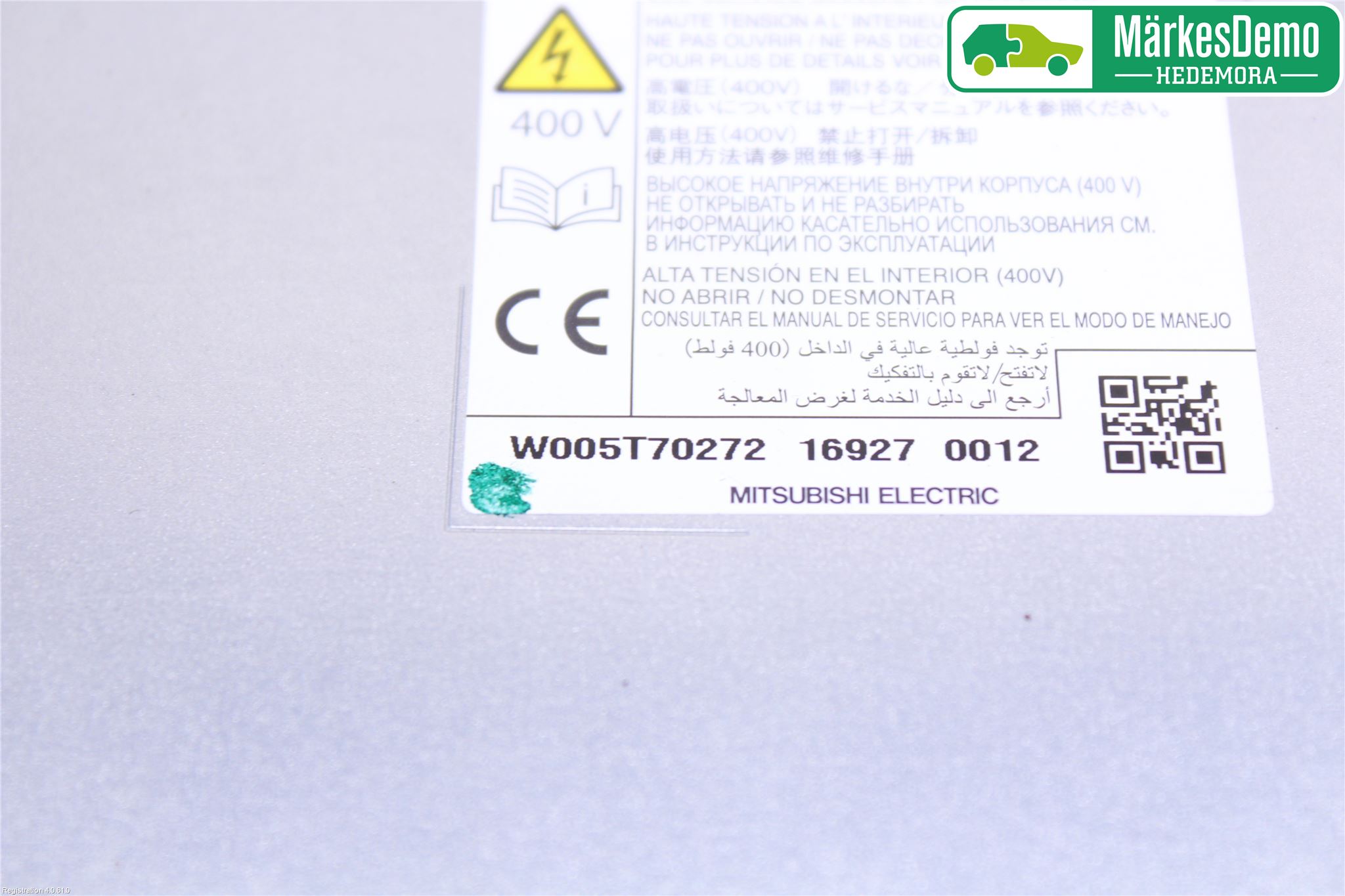 Mitsubishi OUTLANDER 13-21 Batteriladdare Högspänning