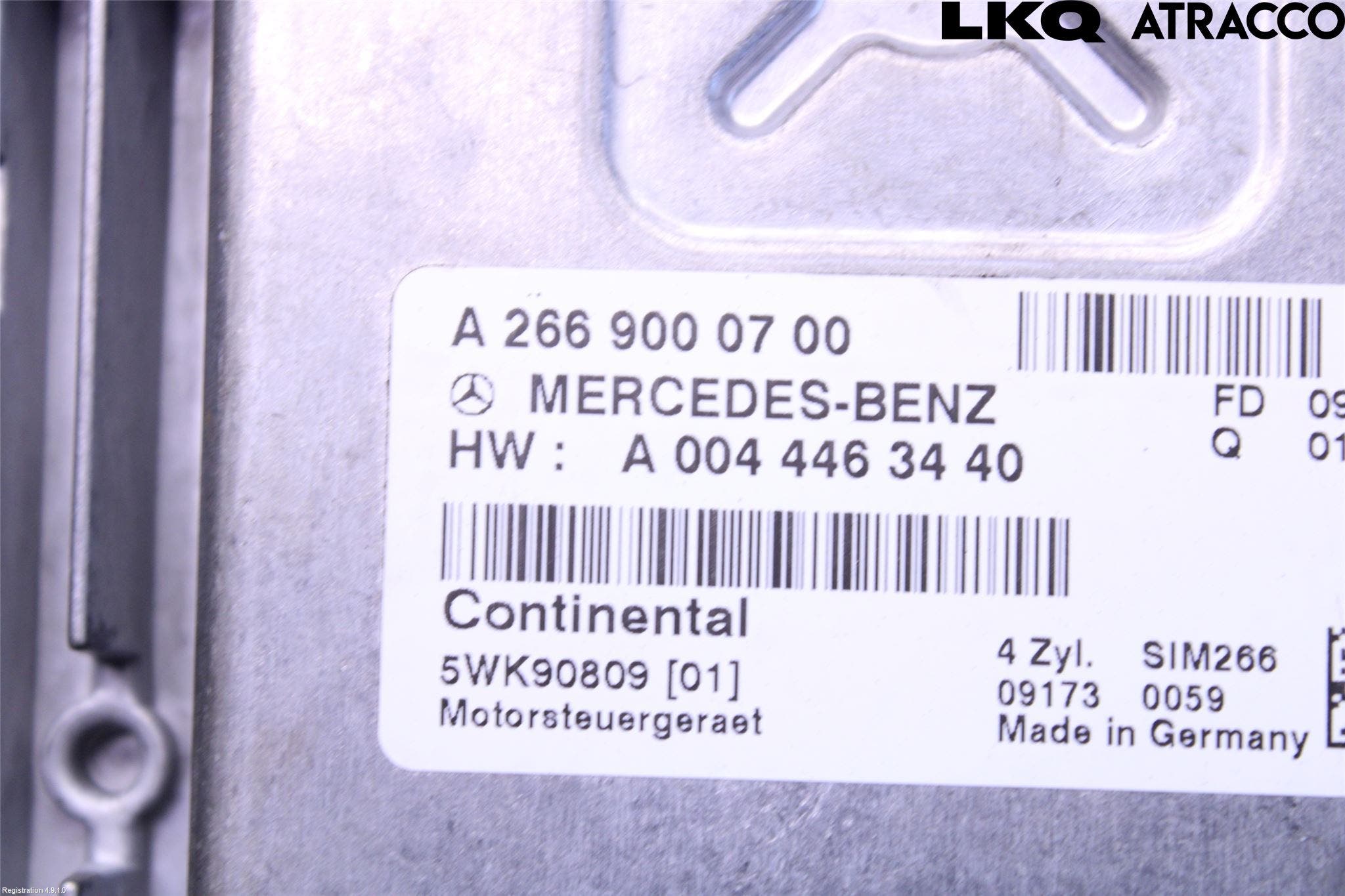 Mercedes-Benz MB B-KLASS (W245) 05-12 Styrenhet Insprut Bensin