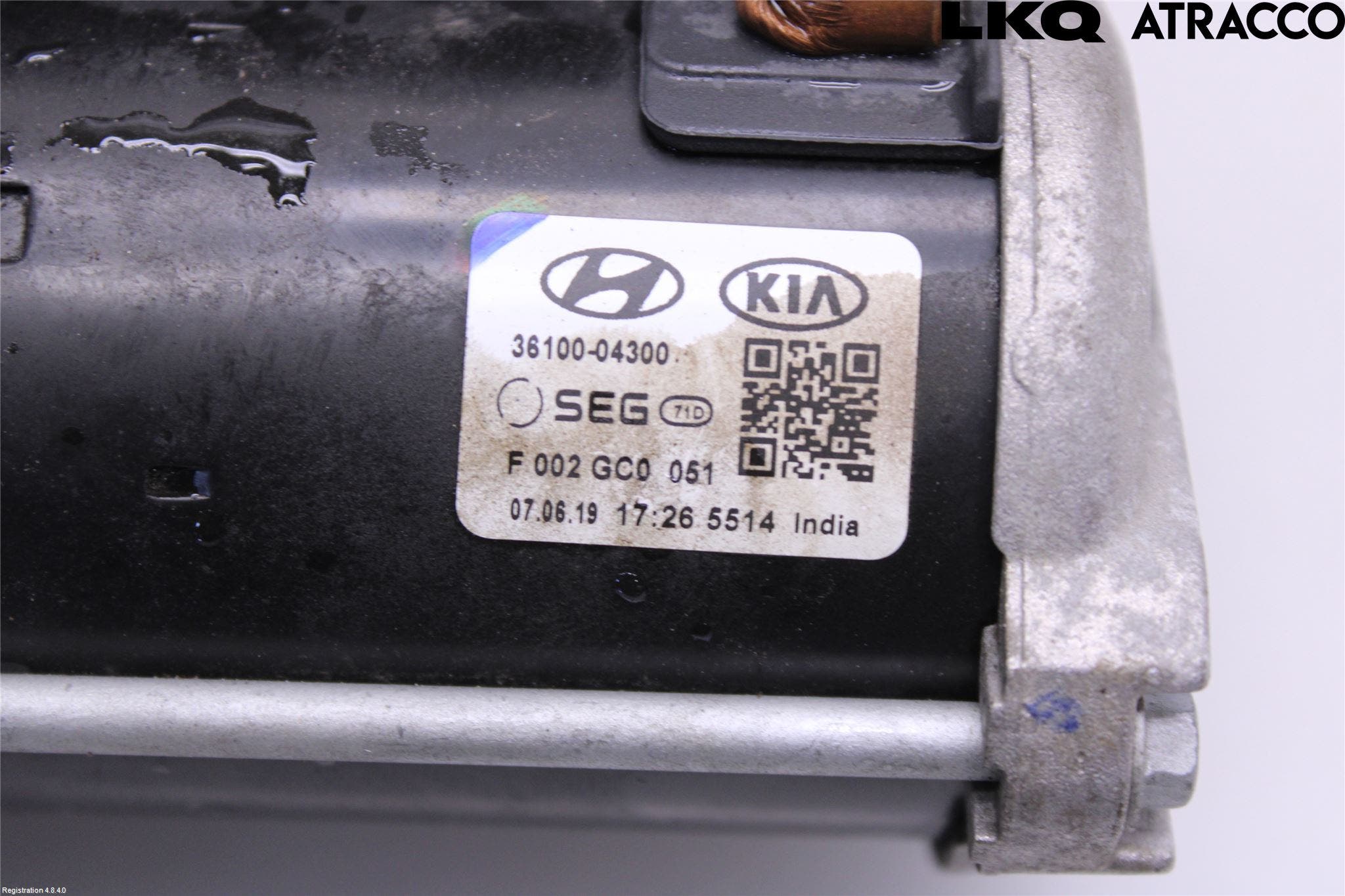 Kia PICANTO 17- Startmotor