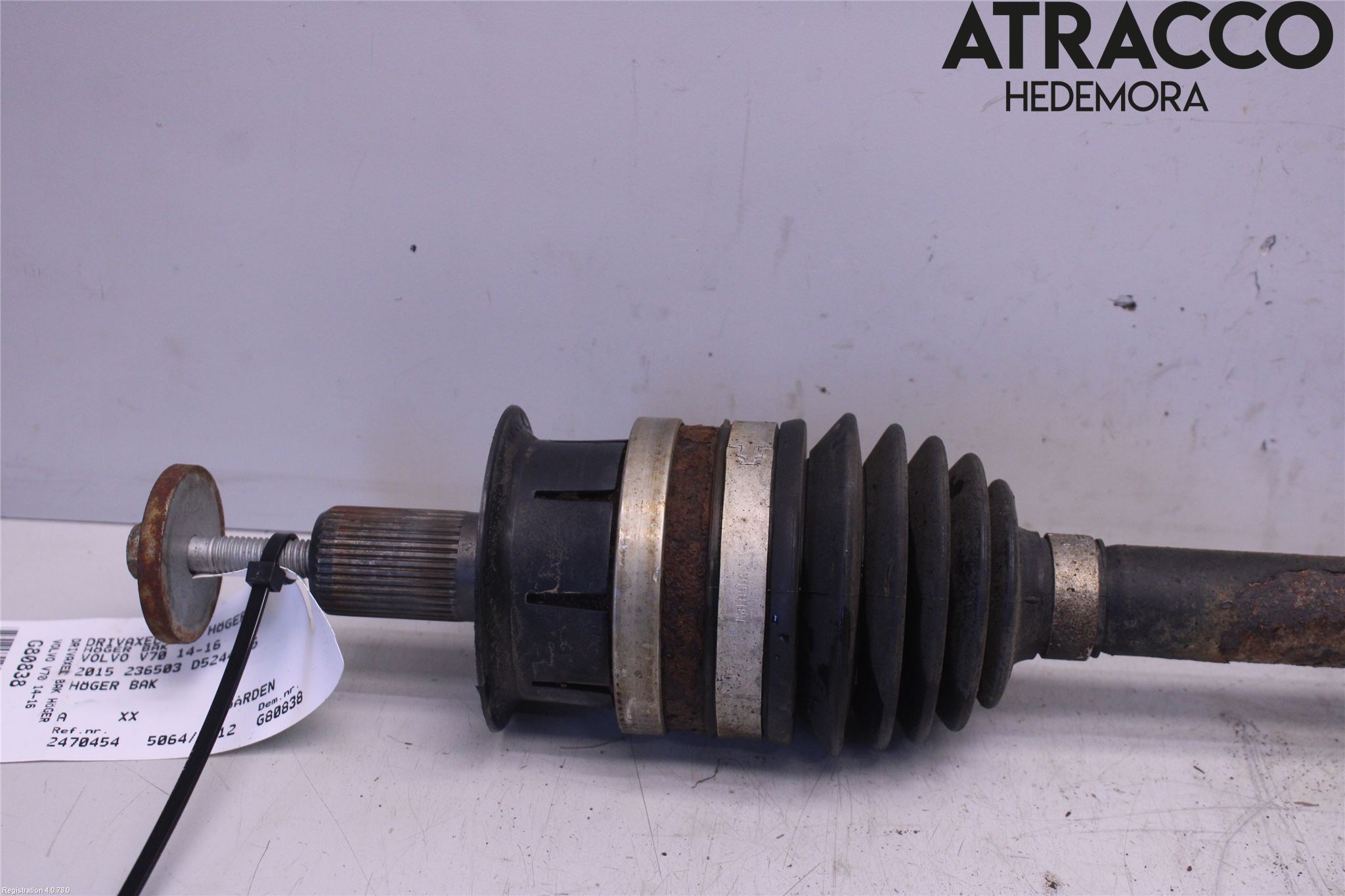 Volvo V70 14-16 Drivaxel Bak Höger