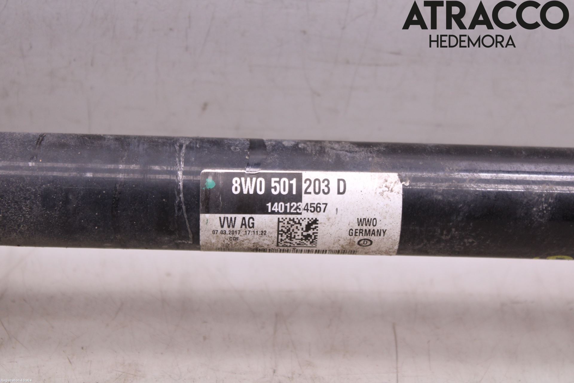 Audi A5 17- Drivaxel Bak Höger