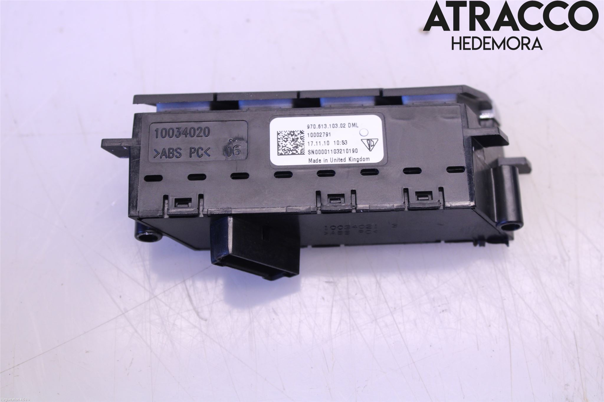 Porsche PANAMERA 09- Strömställare Stolminne