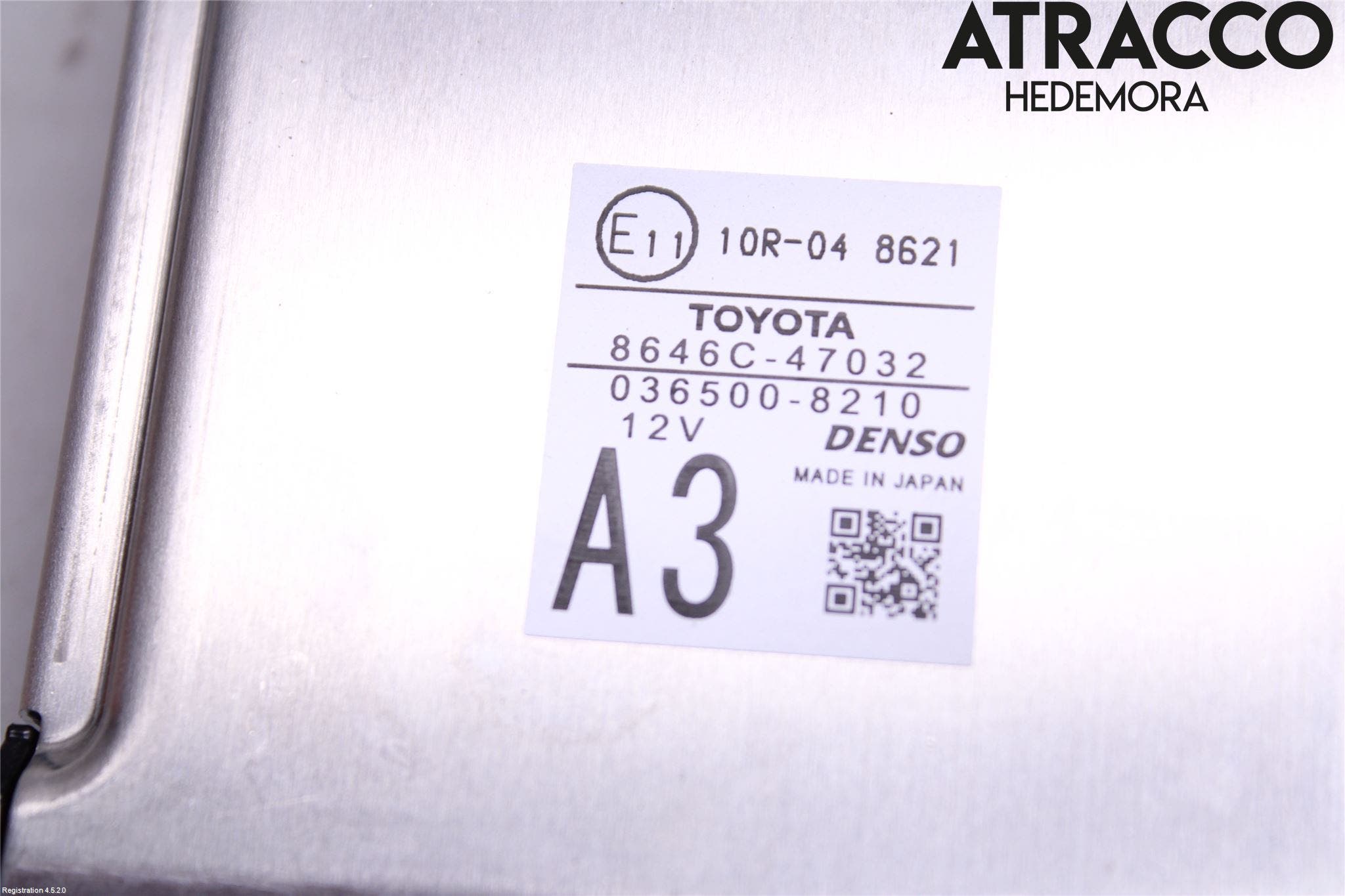 Toyota PRIUS (ZVW50) 16-21 Sensor Aktivt Kollisionsskydd