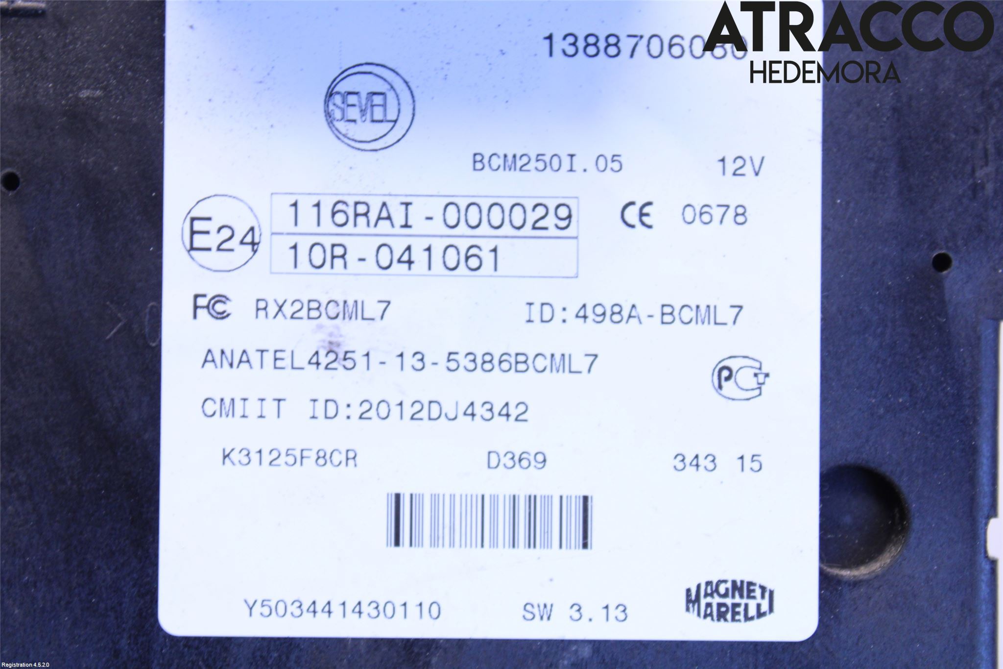 Fiat DUCATO 15-23 Säkringsdosa-Elcentral