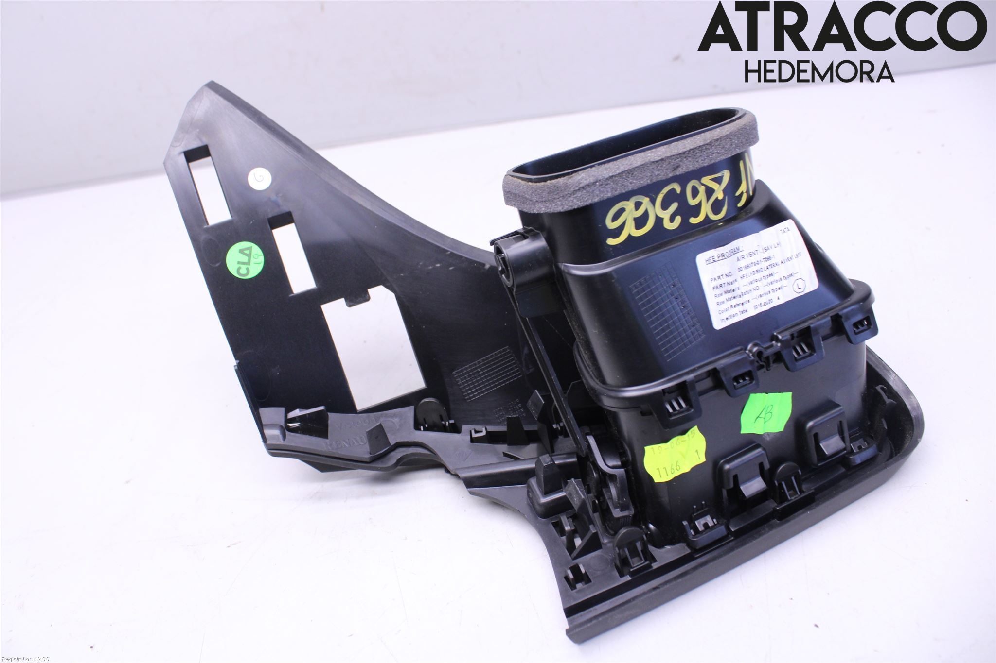 Renault KADJAR 15- Defrosterkanal-Munstycke