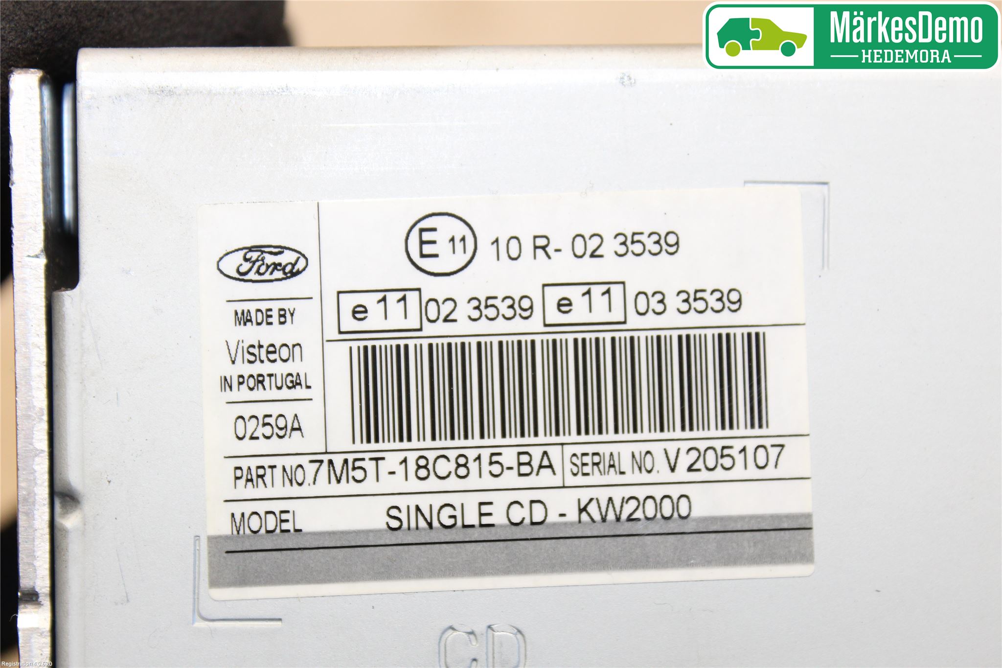 Ford FOCUS     04-07 Cd Radio - Multimediapanel