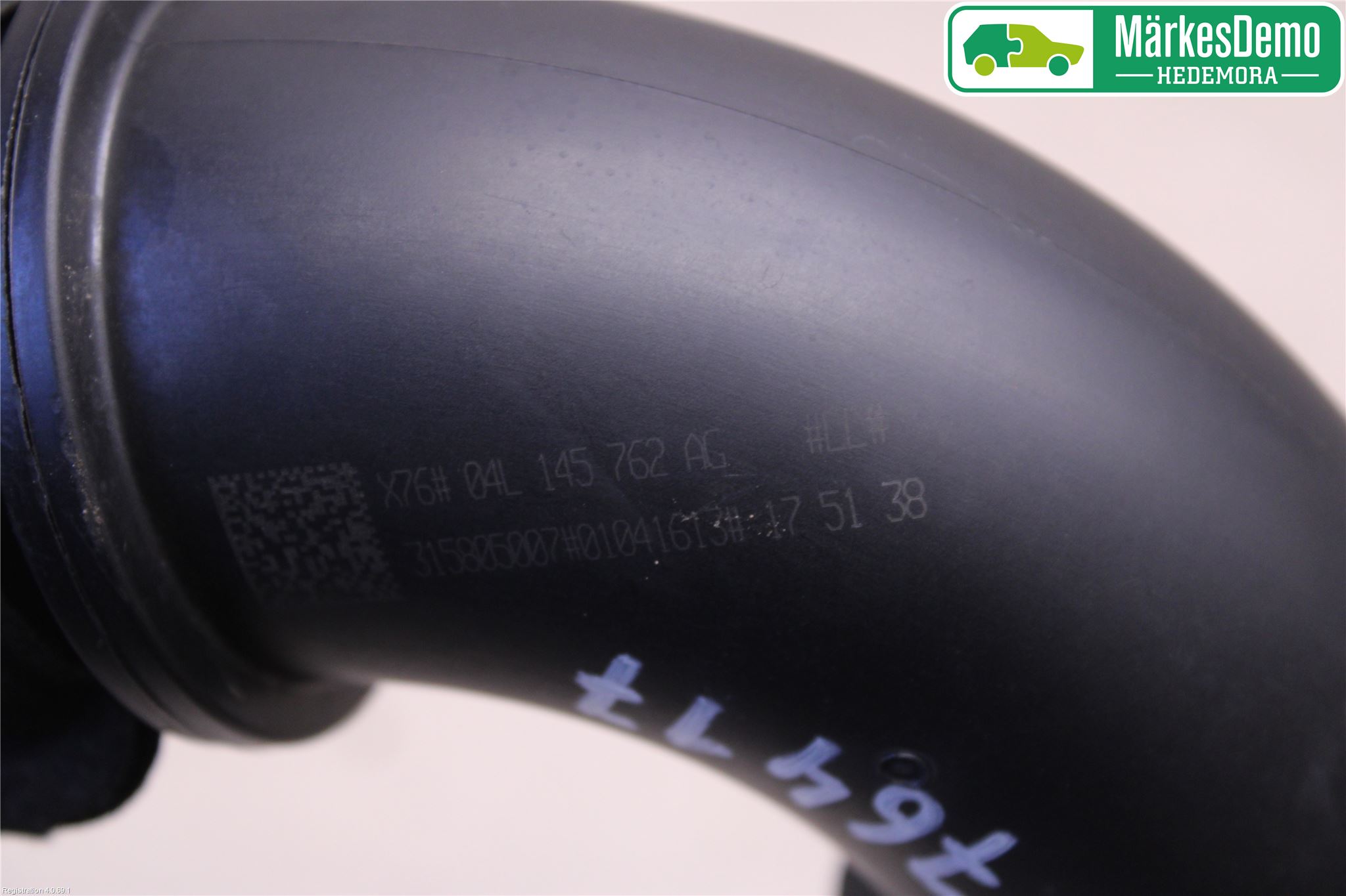 Audi A4/S4 B9 16-19 Laddluft-Intercoolerrör