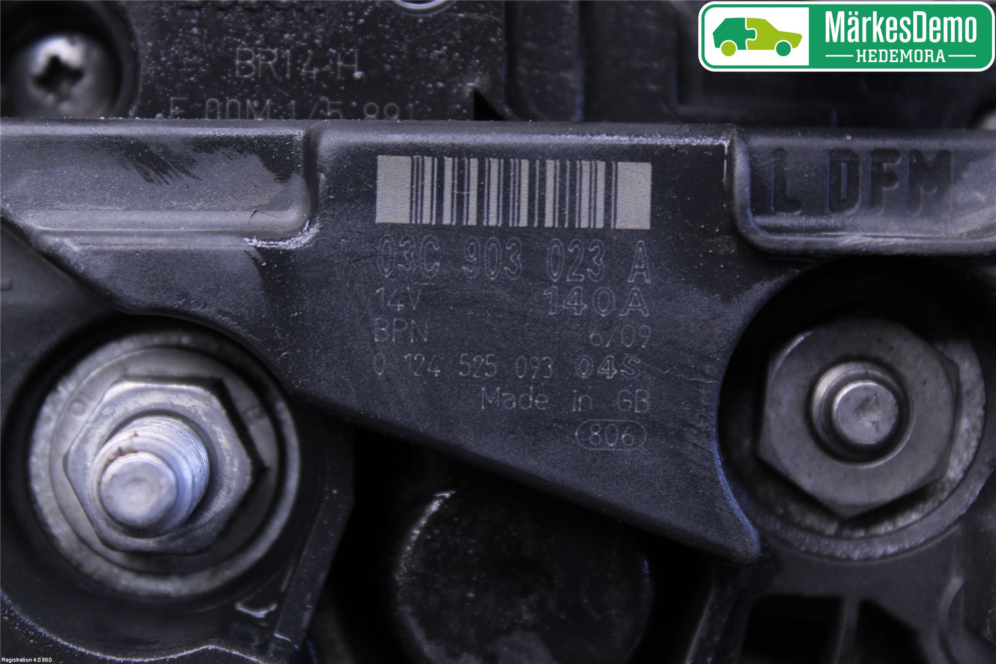 Volkswagen VW GOLF PLUS/CROSS GOLF 04-14 Generator
