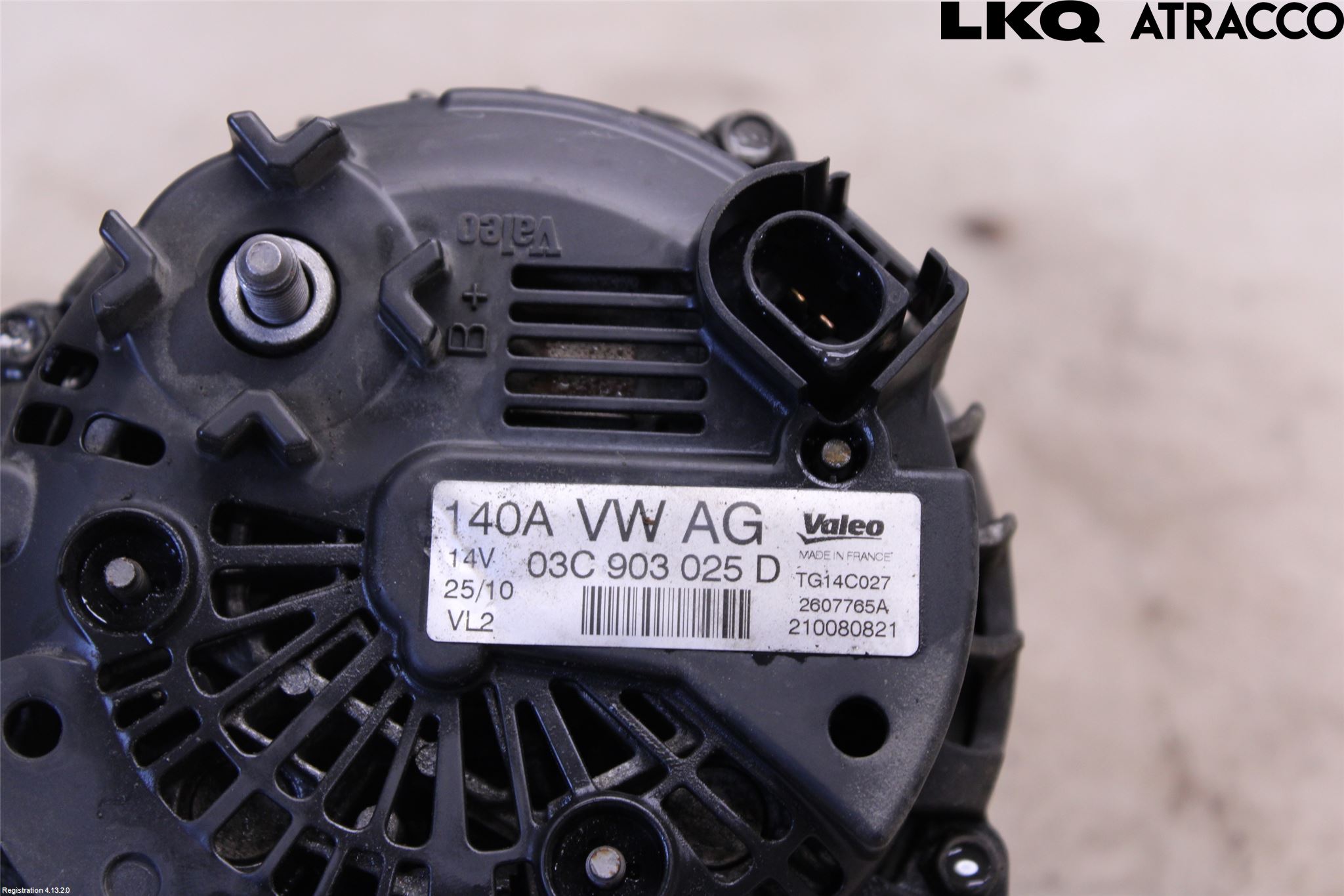 Volkswagen VW GOLF PLUS/CROSS GOLF 04-14 Generator