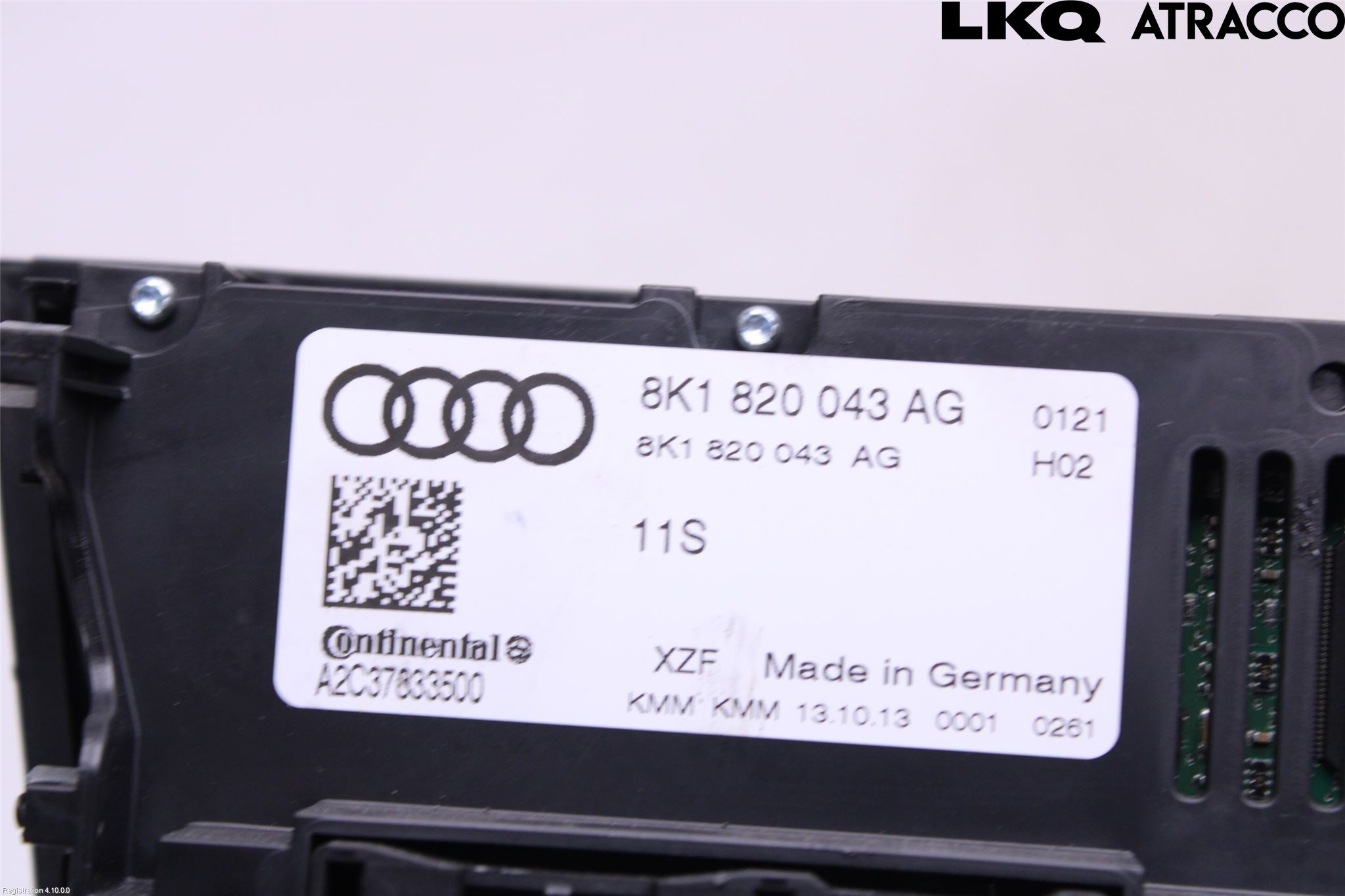 Audi A4 12-15 Ac Styrenhet Ac Manöveren