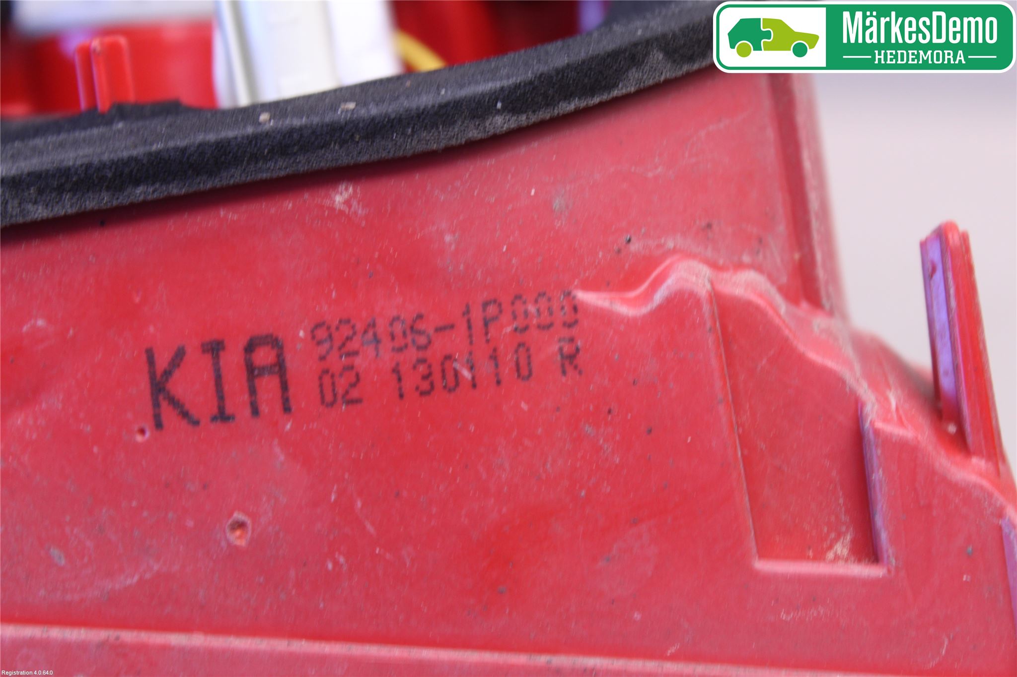 Kia VENGA 10-19 Bakljus Lucka Hö