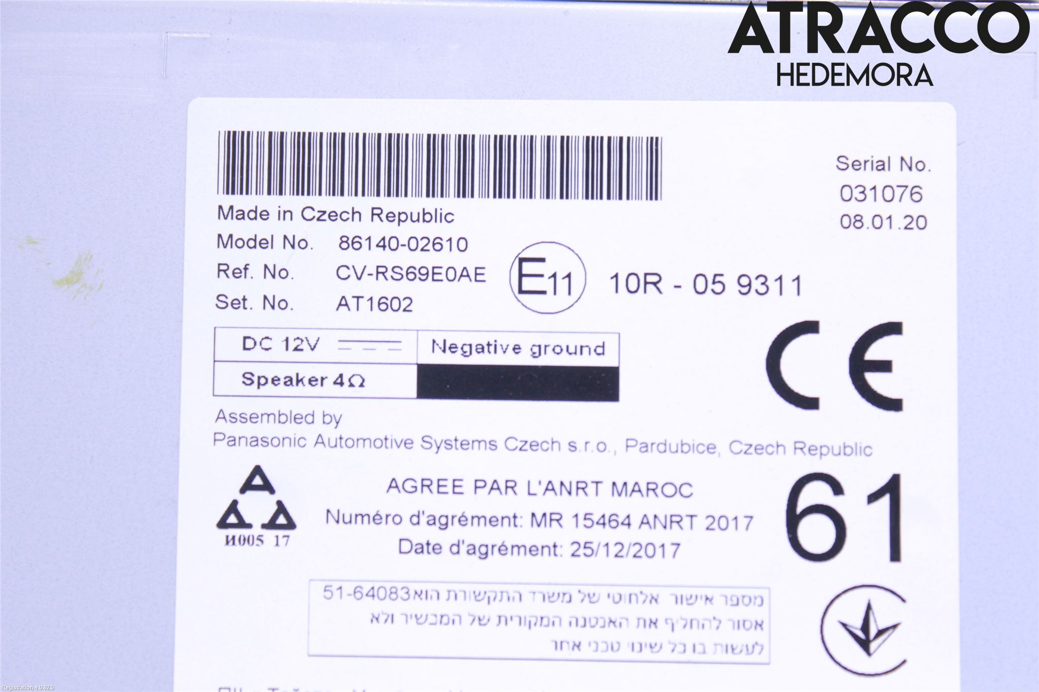 Toyota COROLLA 19- Cd Radio - Multimediapanel