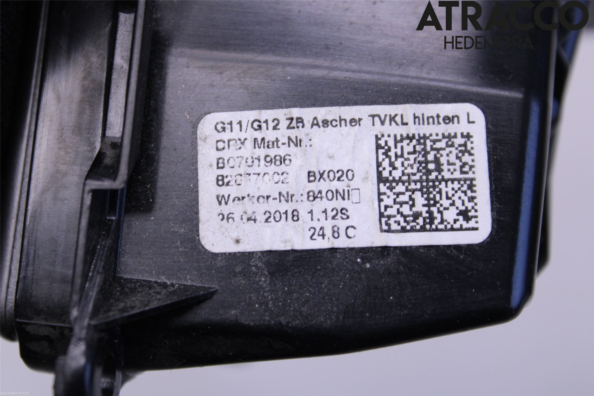 BMW 7 G11/G12 15-22 Inredning Skidfack Baksäte