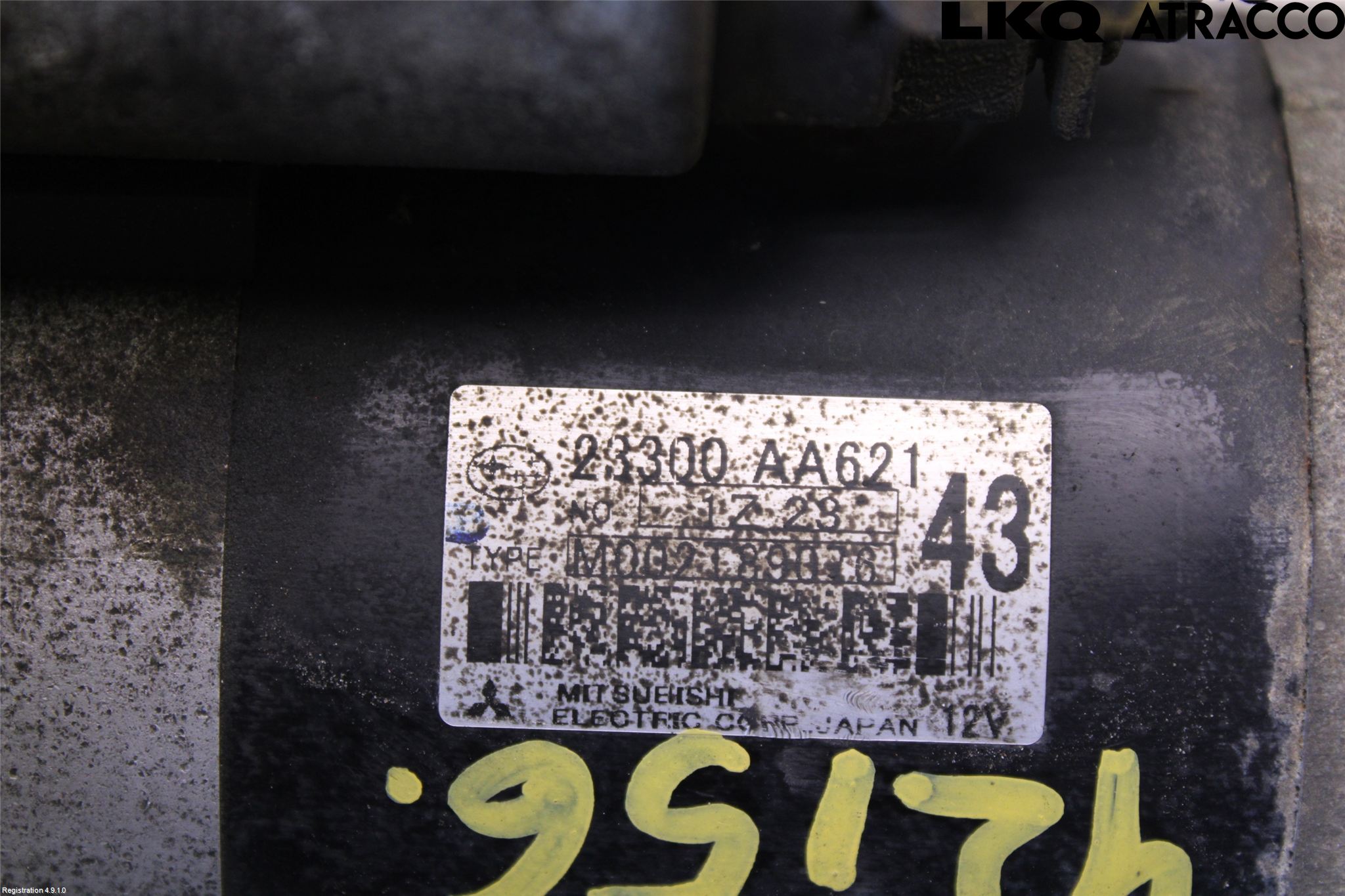 Subaru OUTBACK 10-15 Startmotor Diesel