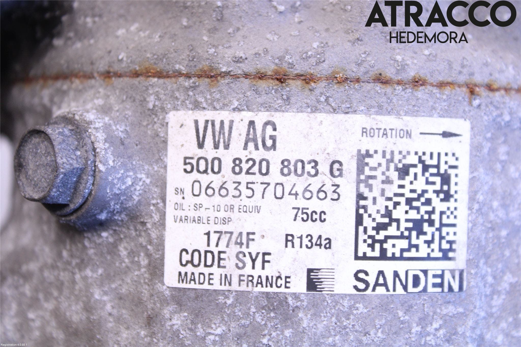 Volkswagen VW GOLF / E-GOLF VII 13-20 Ac Kompressor