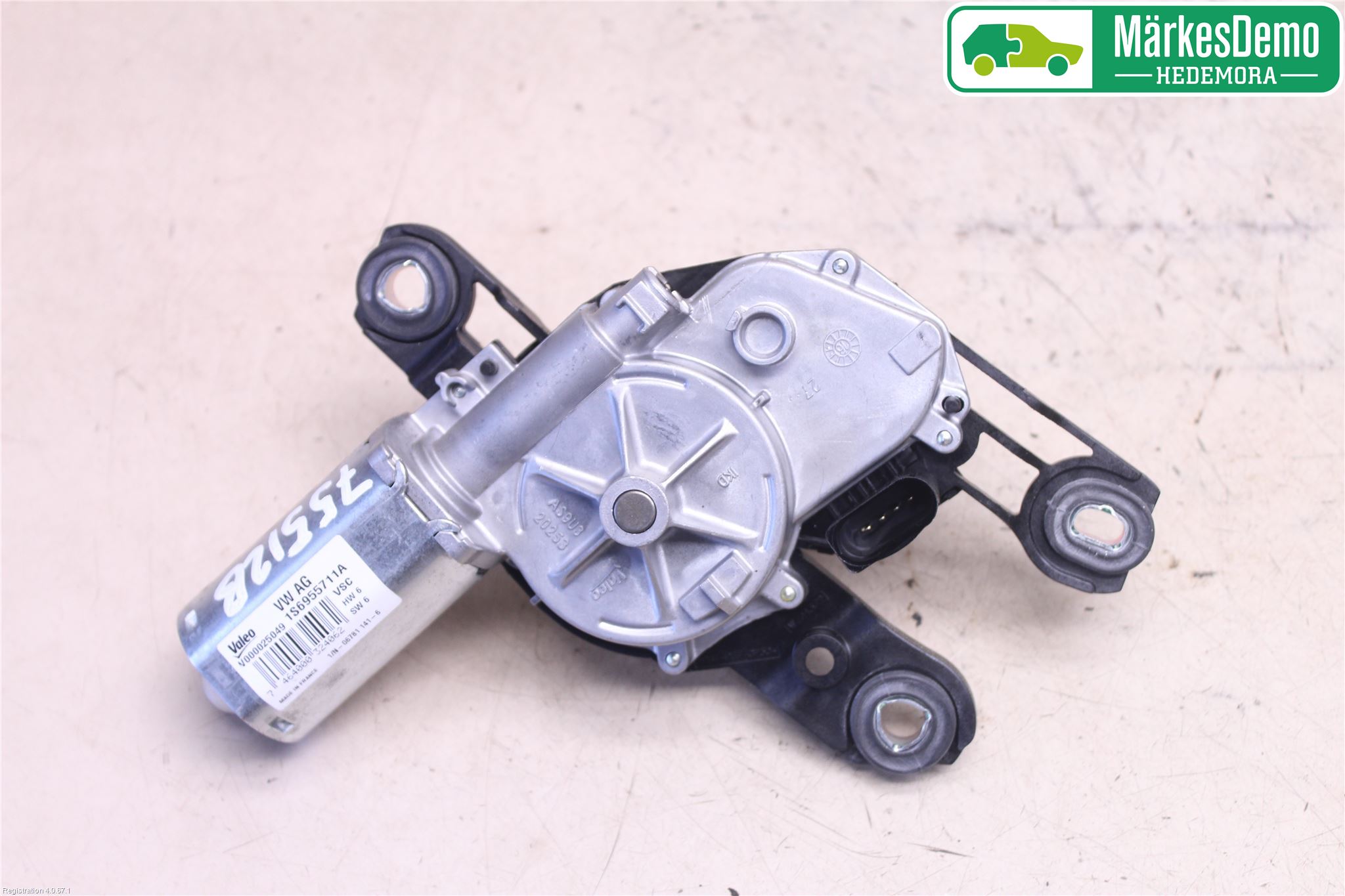 Volkswagen VW UP! / E-UP! Torkarmotor Baklucka