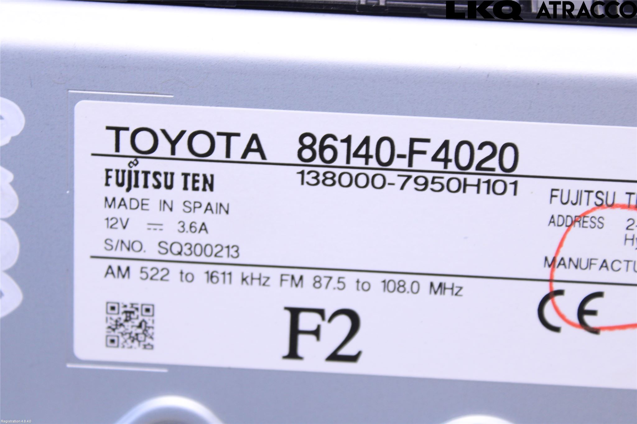 Toyota C-HR 16-23 Multifunktionsdisplay