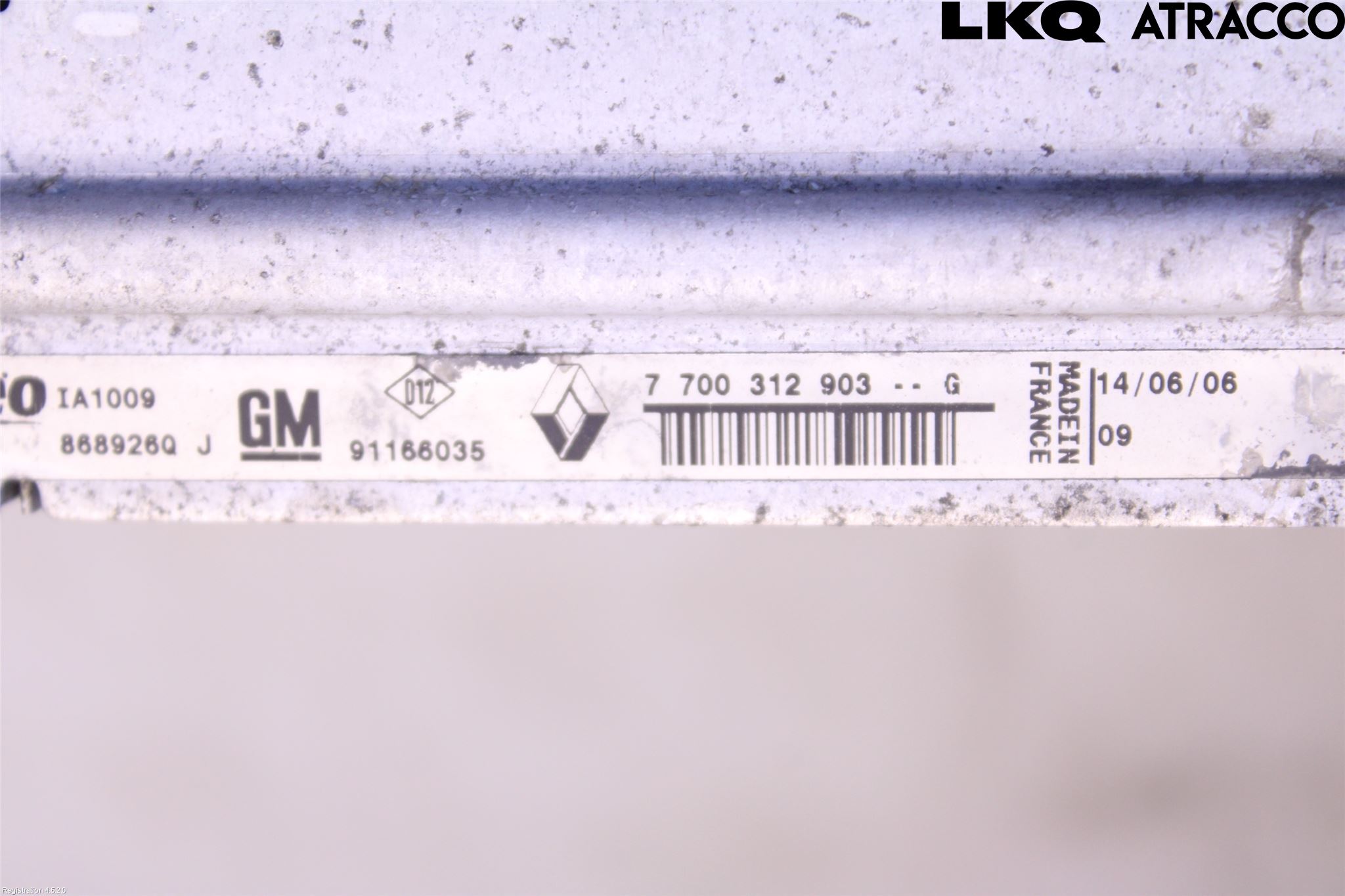 Renault TRAFIC   02-14 Laddluft-Intercooler Kyl