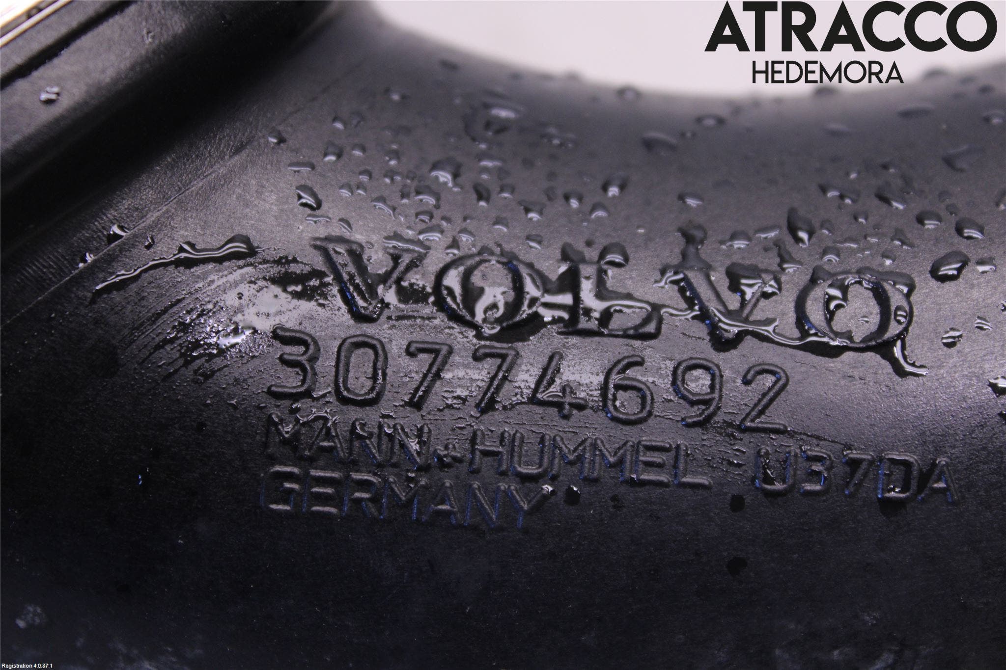 Volvo V70 08-13 Injgummibälg-Slang