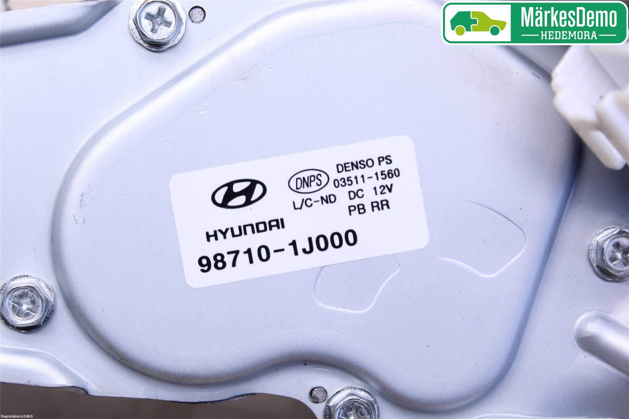 Hyundai i20 PB 09-14 Torkarmotor Baklucka
