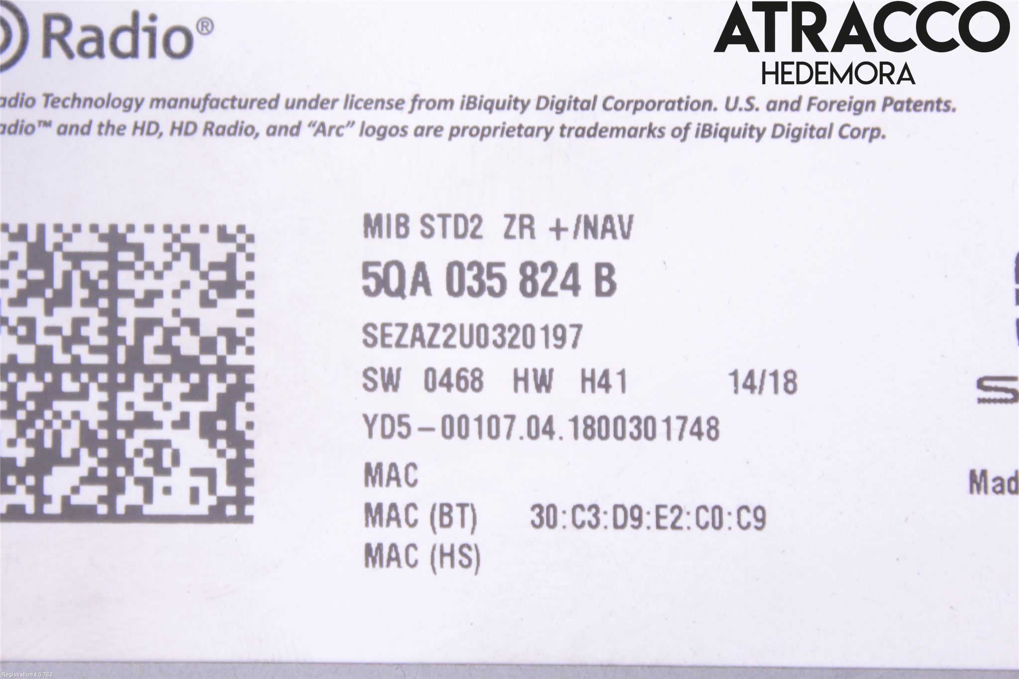 Seat IBIZA V 17-20 Cd Radio - Multimediapanel