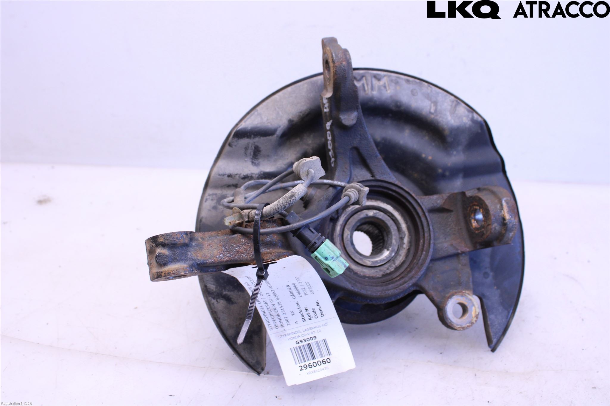 Honda CR-V 07-12 Styrspindel Lagerhus Hö