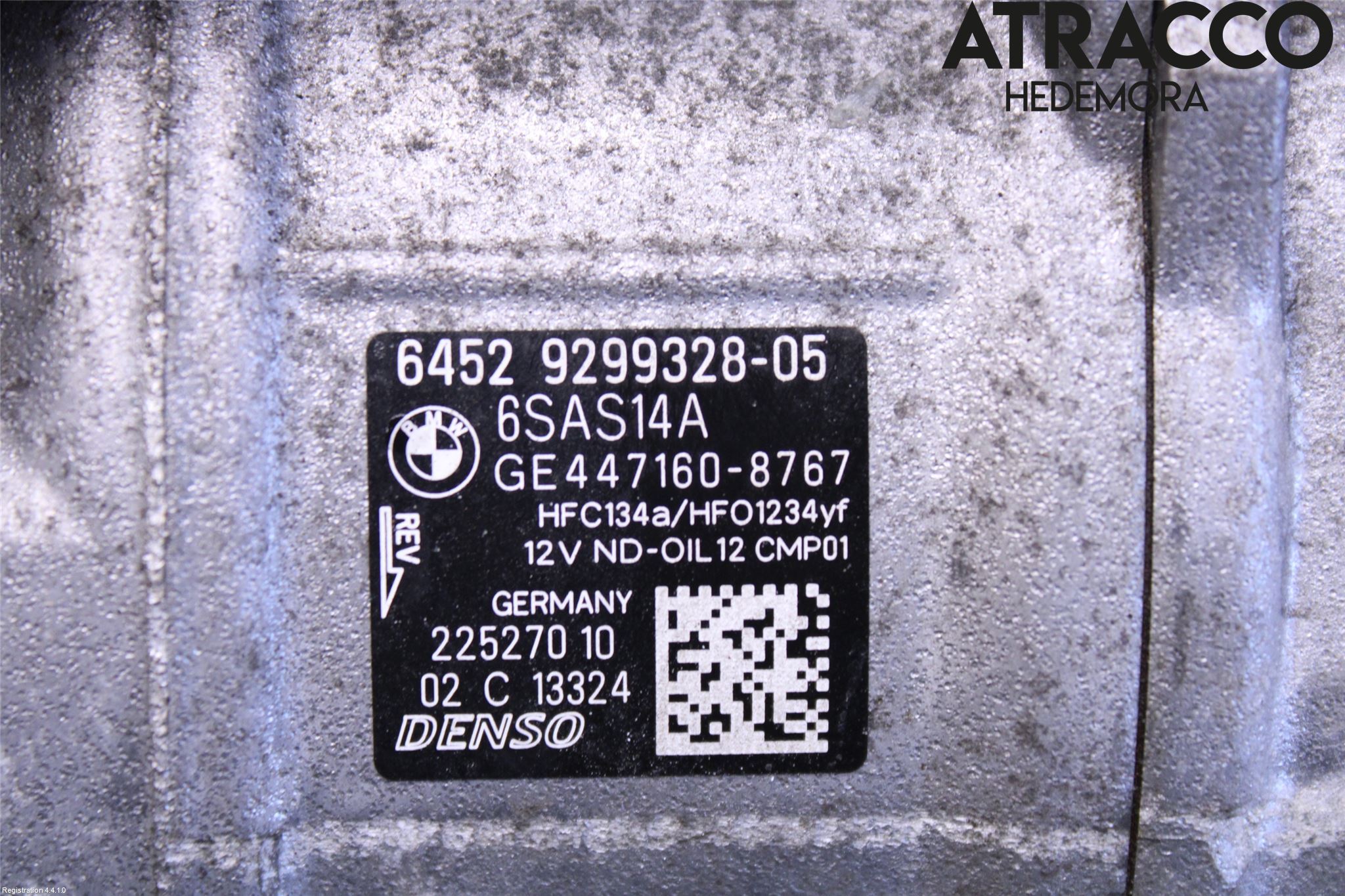 BMW 3 F30/F31/F80 12-19 Ac Kompressor