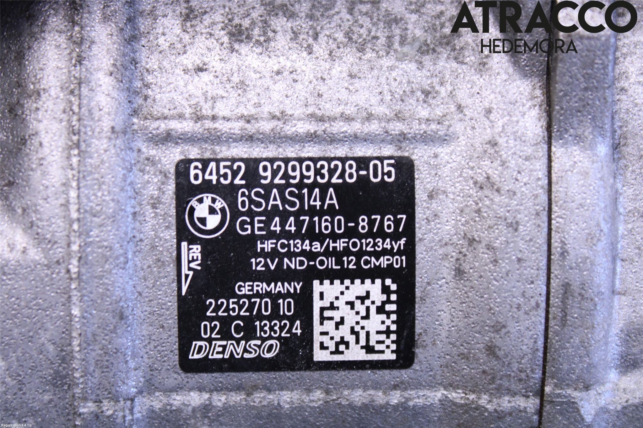 BMW 3 F30/F31/F80 12-19 Ac Kompressor