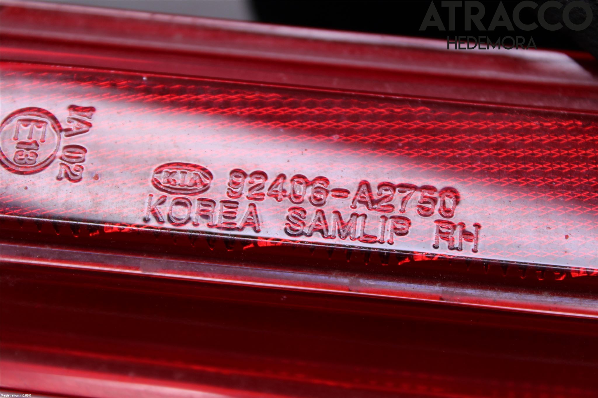 Kia CEED 12-18 Dimljus/Reflex Bak