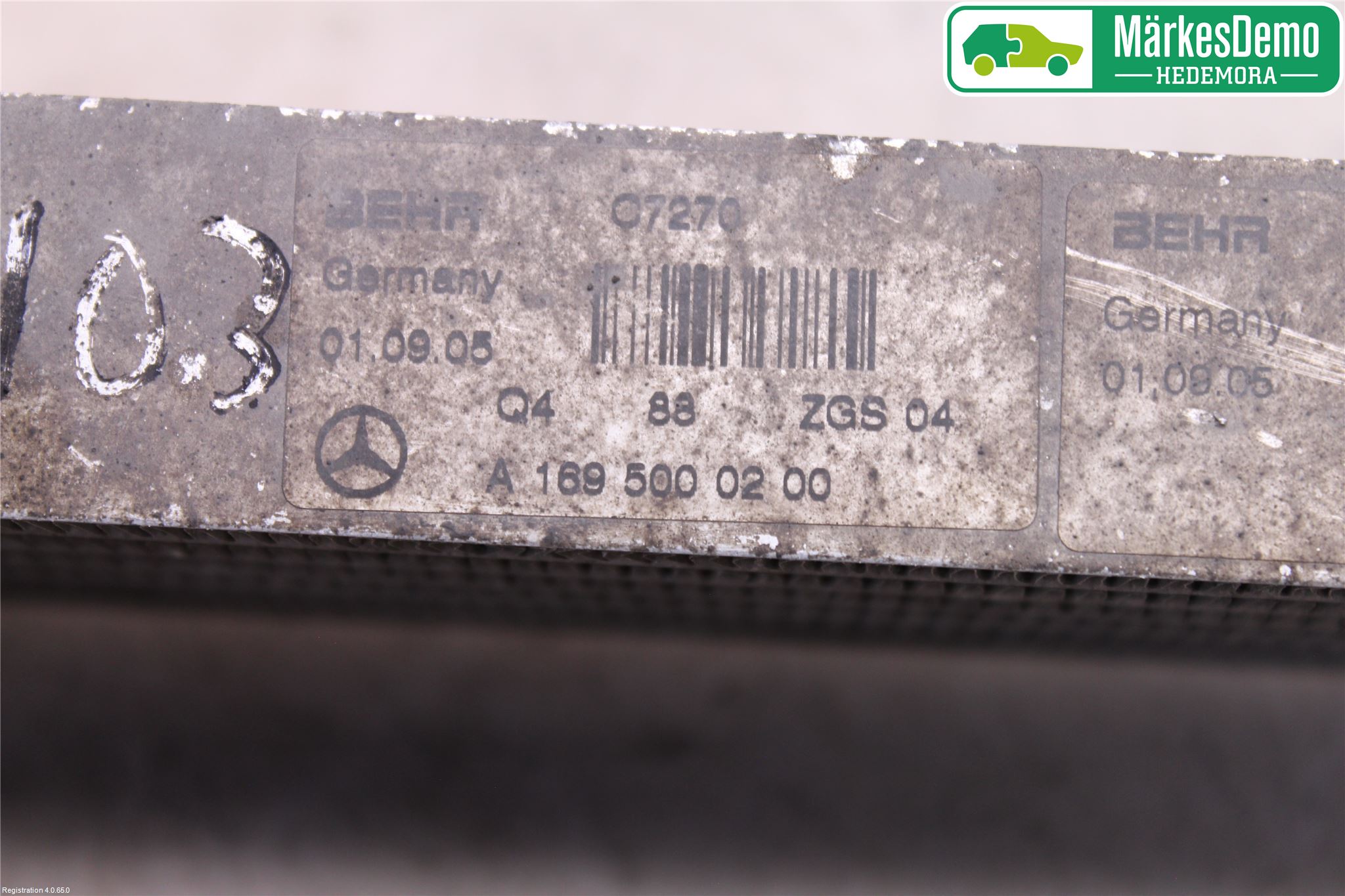 Mercedes-Benz MB B-KLASS (W245) 05-12 Oljekylare Automat