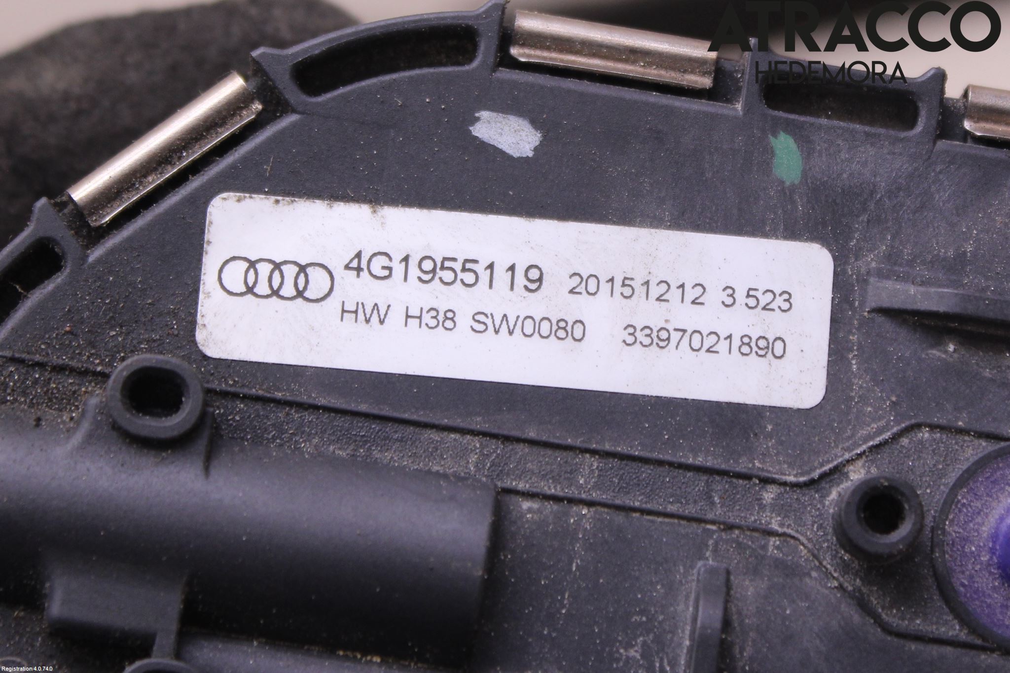Audi A6/S6 4G 11-18 Torkarmotor Vindruta