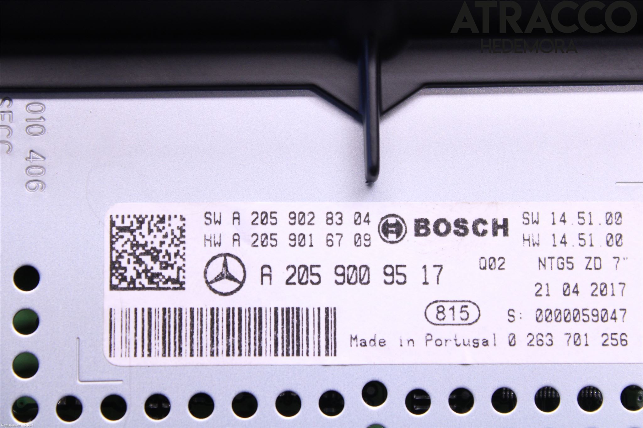 Mercedes-Benz MB C-KLASS (W205) 14-21 Multifunktionsdisplay