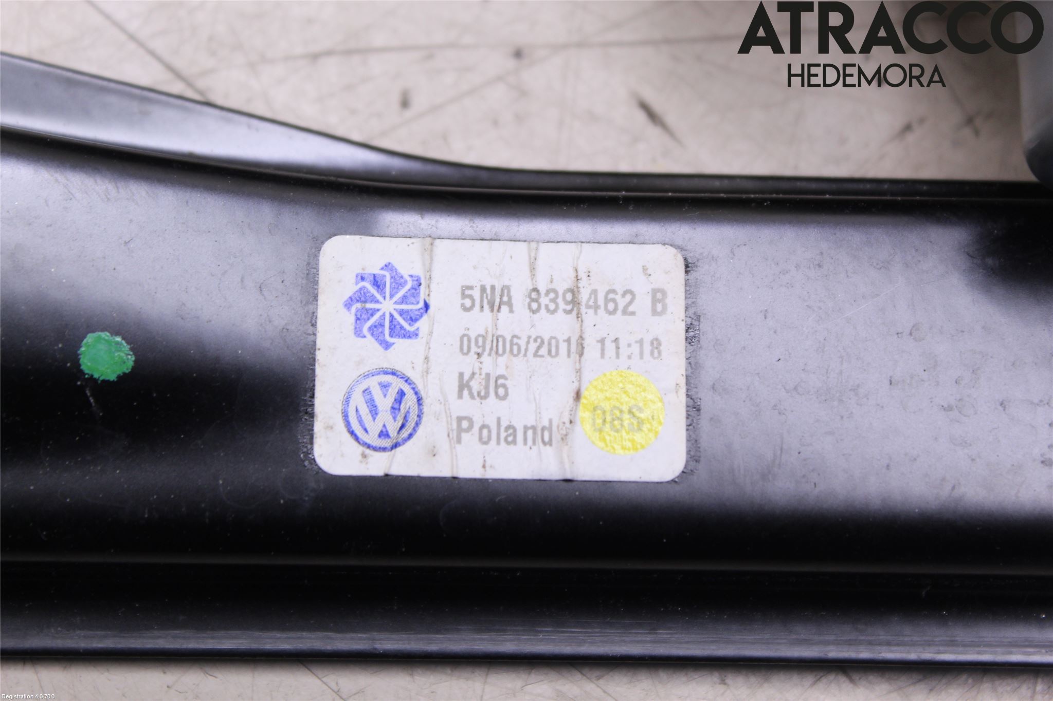 Volkswagen VW TIGUAN 16-24 Fönsterhiss El Kompl