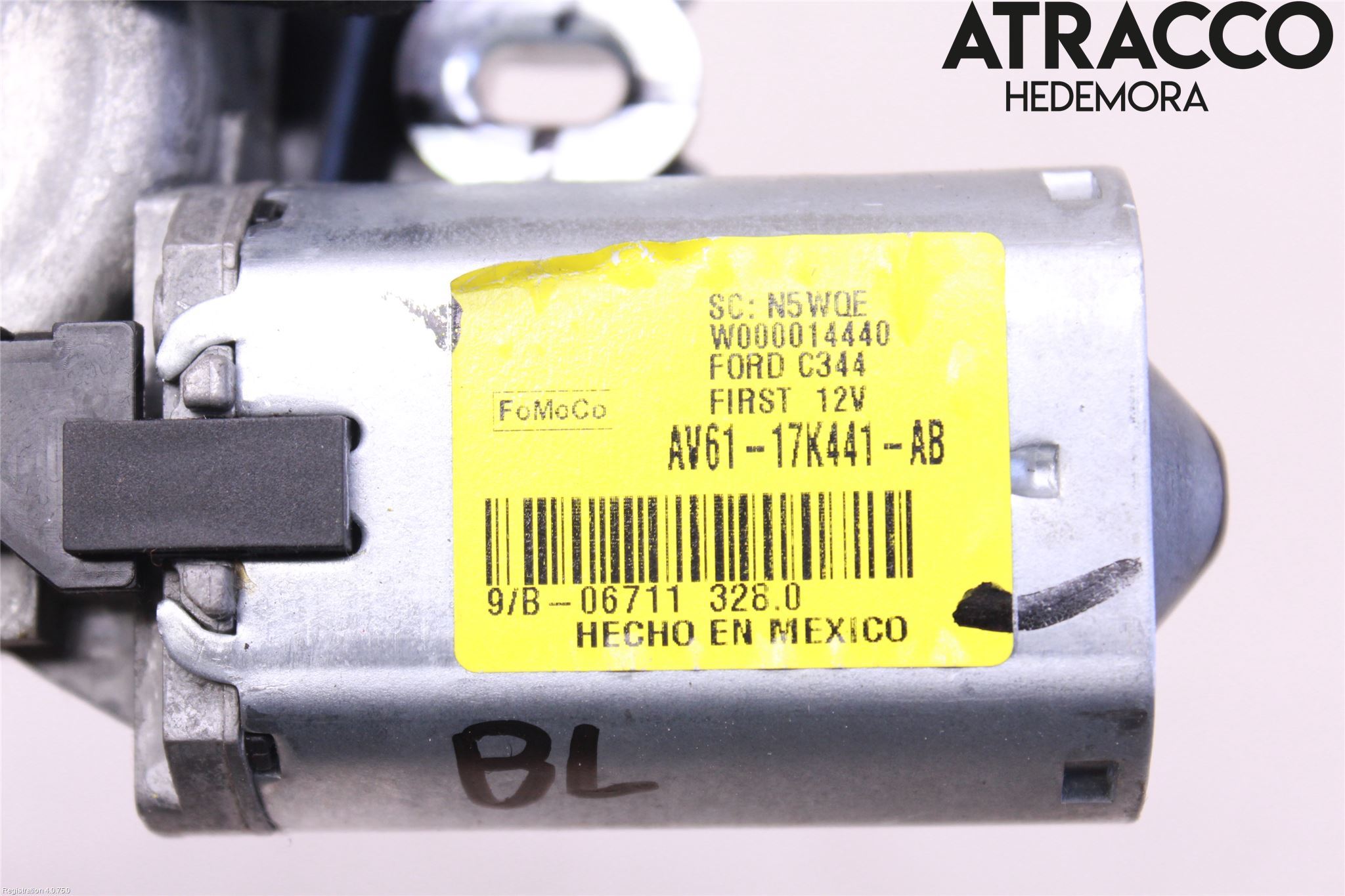 Ford GRAND C-MAX  11-14 Torkarmotor Baklucka