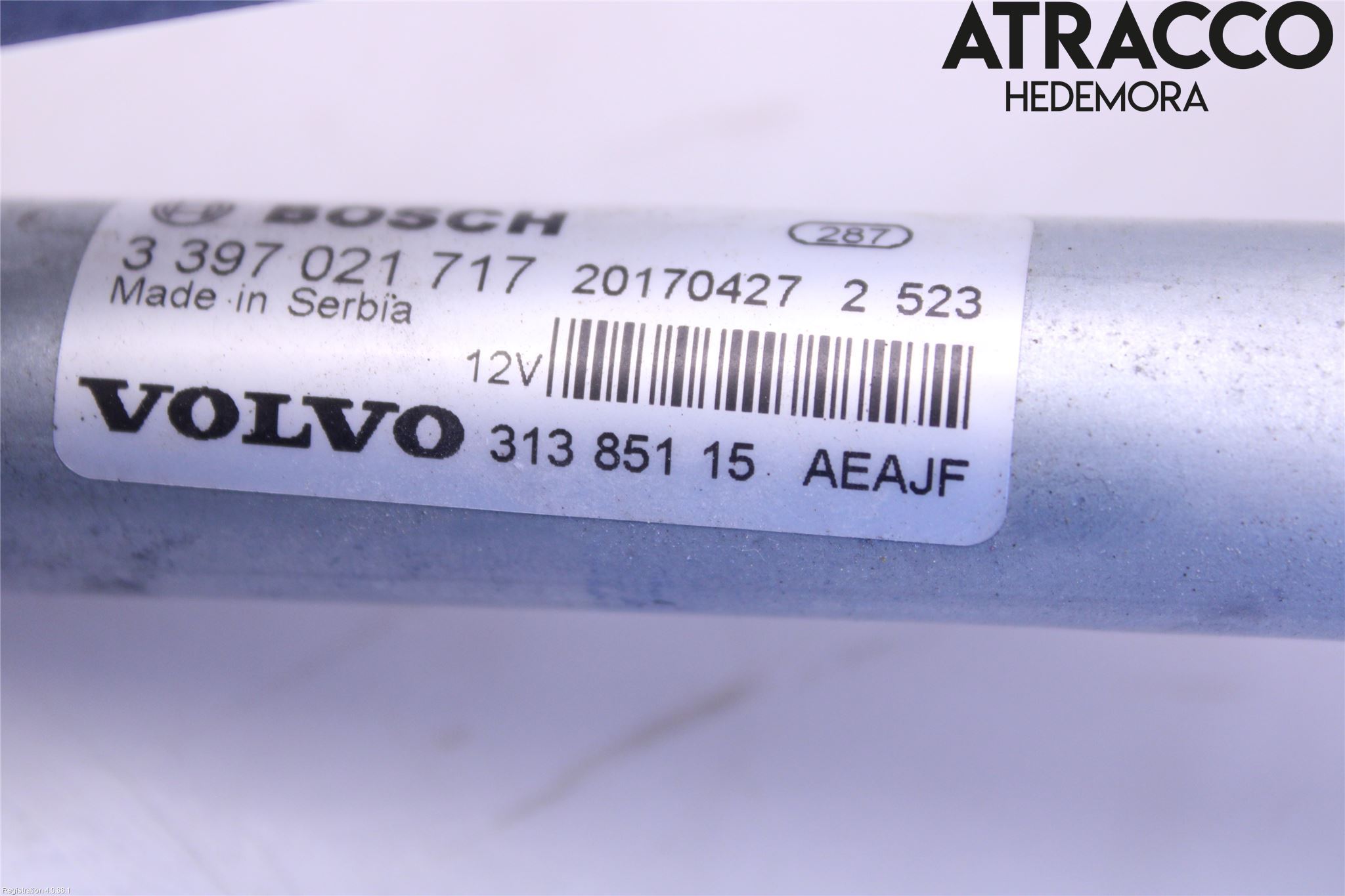 Volvo S90 17->> Torkarmekanism Vindruta