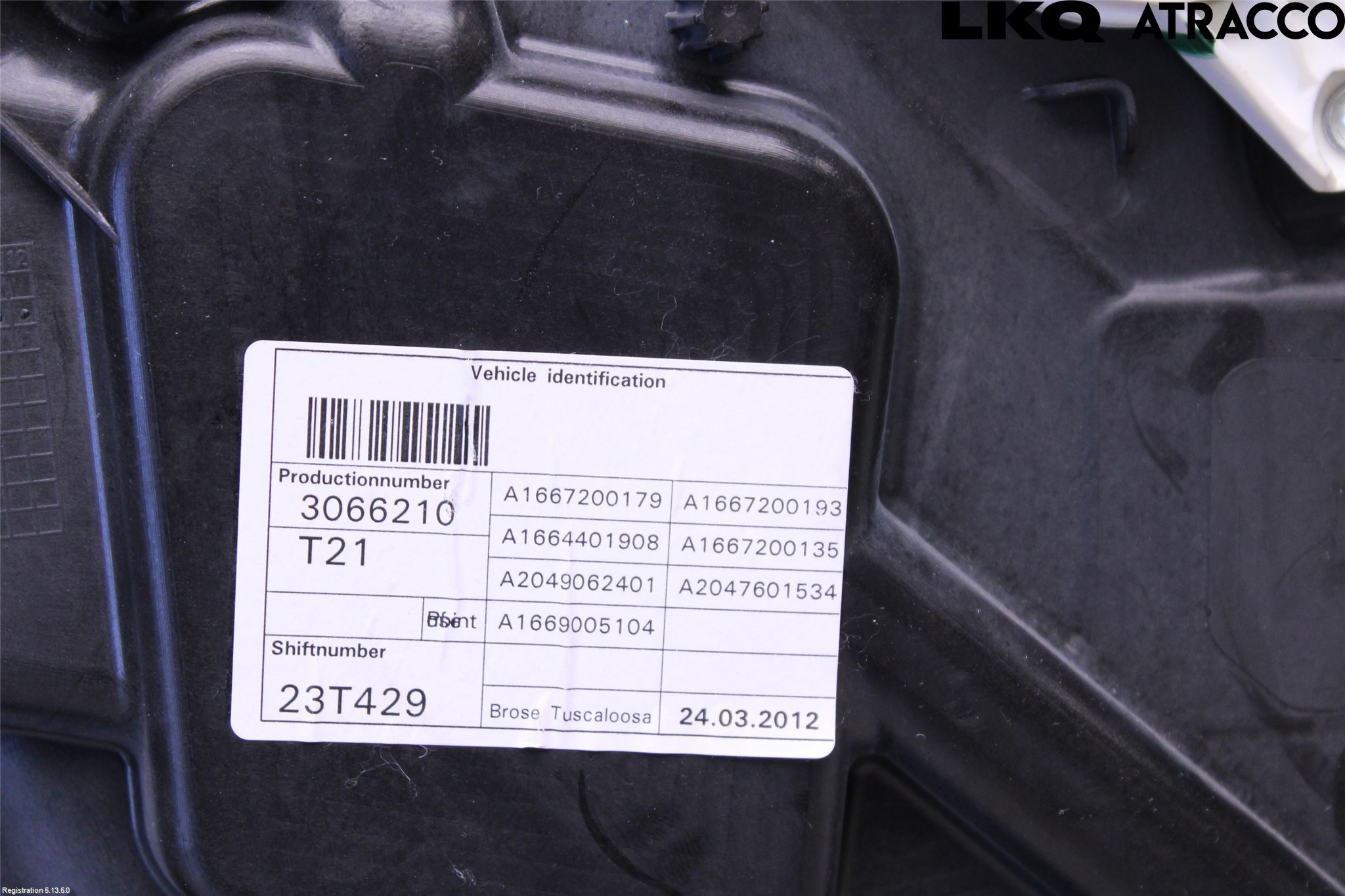 Mercedes-Benz MB ML/GLE-KLASS (W166) 12-18 Fönsterhiss El Kompl