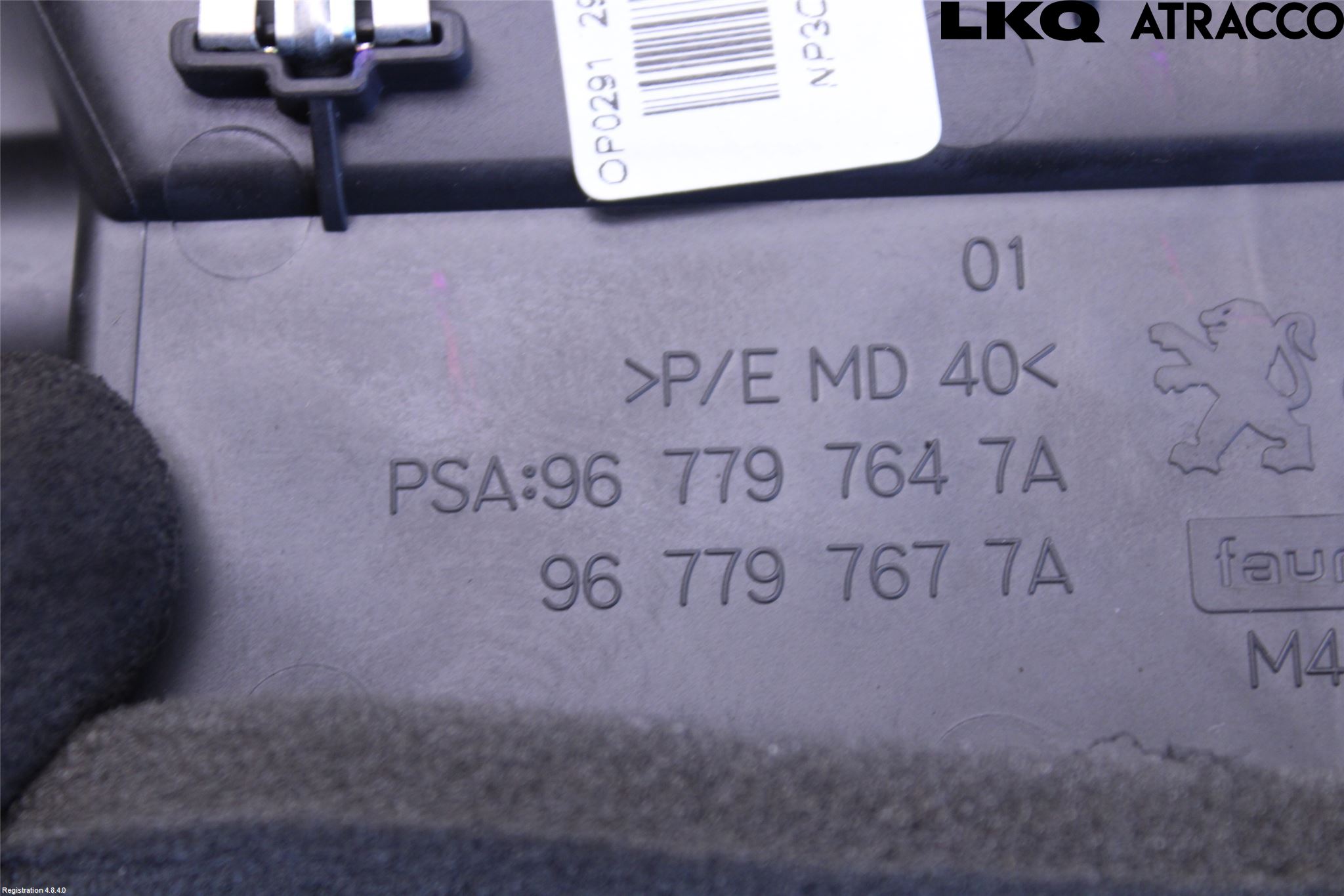 Citroen C4 PICASSO 14-18 Defrosterkanal-Munstycke