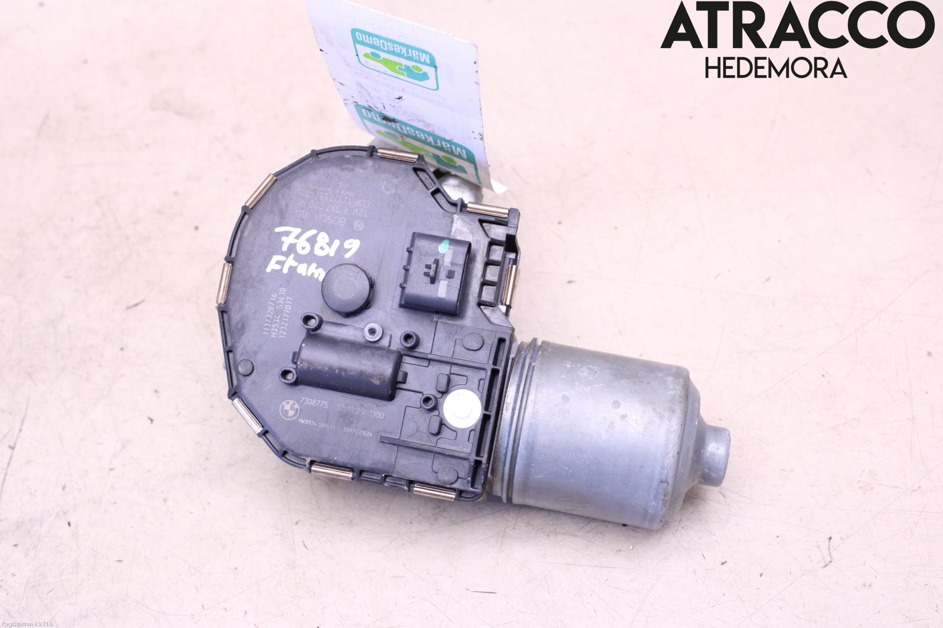 BMW 6 F12/F13 10-18 Torkarmotor Vindruta