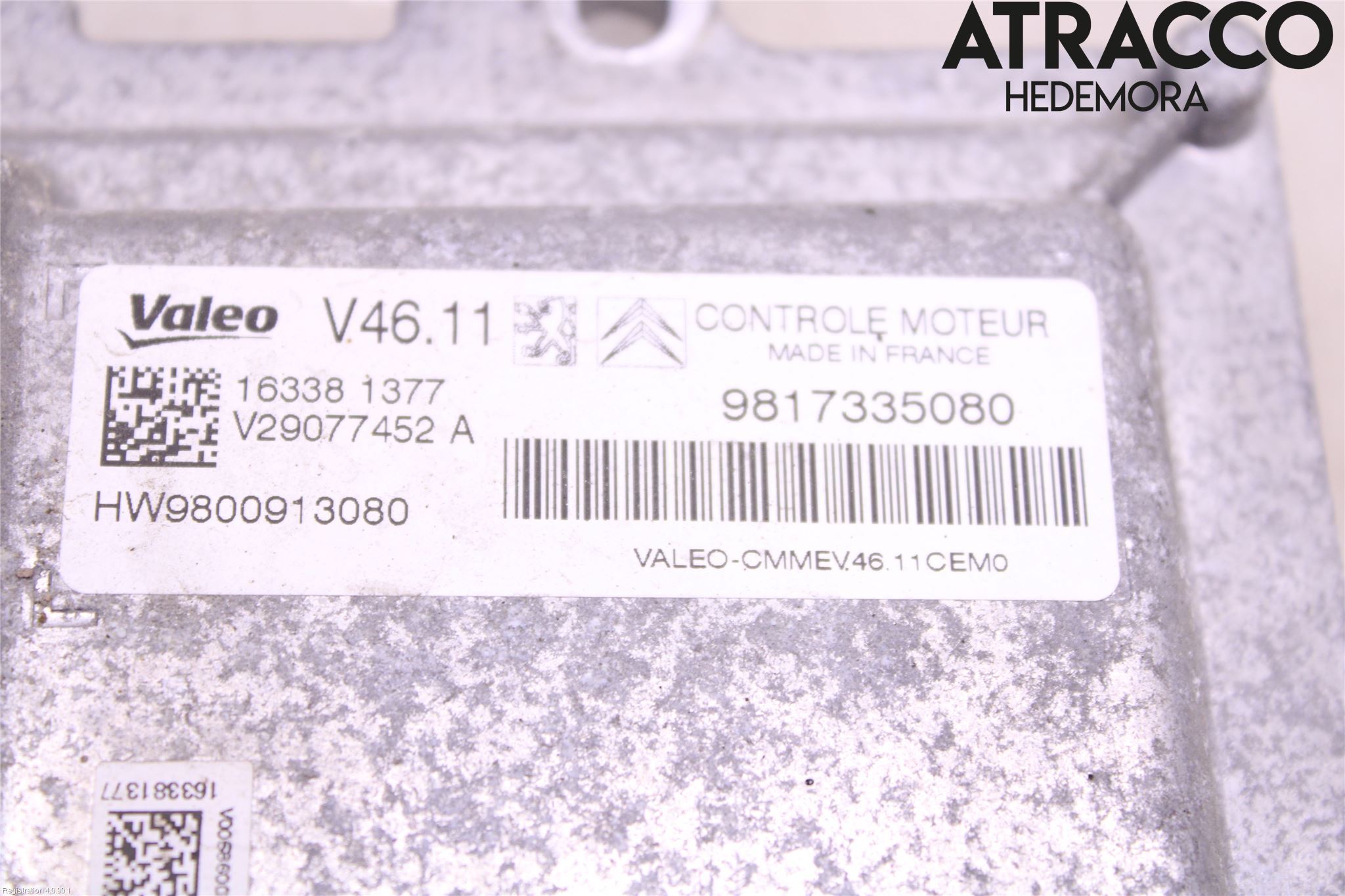 Citroen C3 10-17 Styrenhet Insprut Bensin