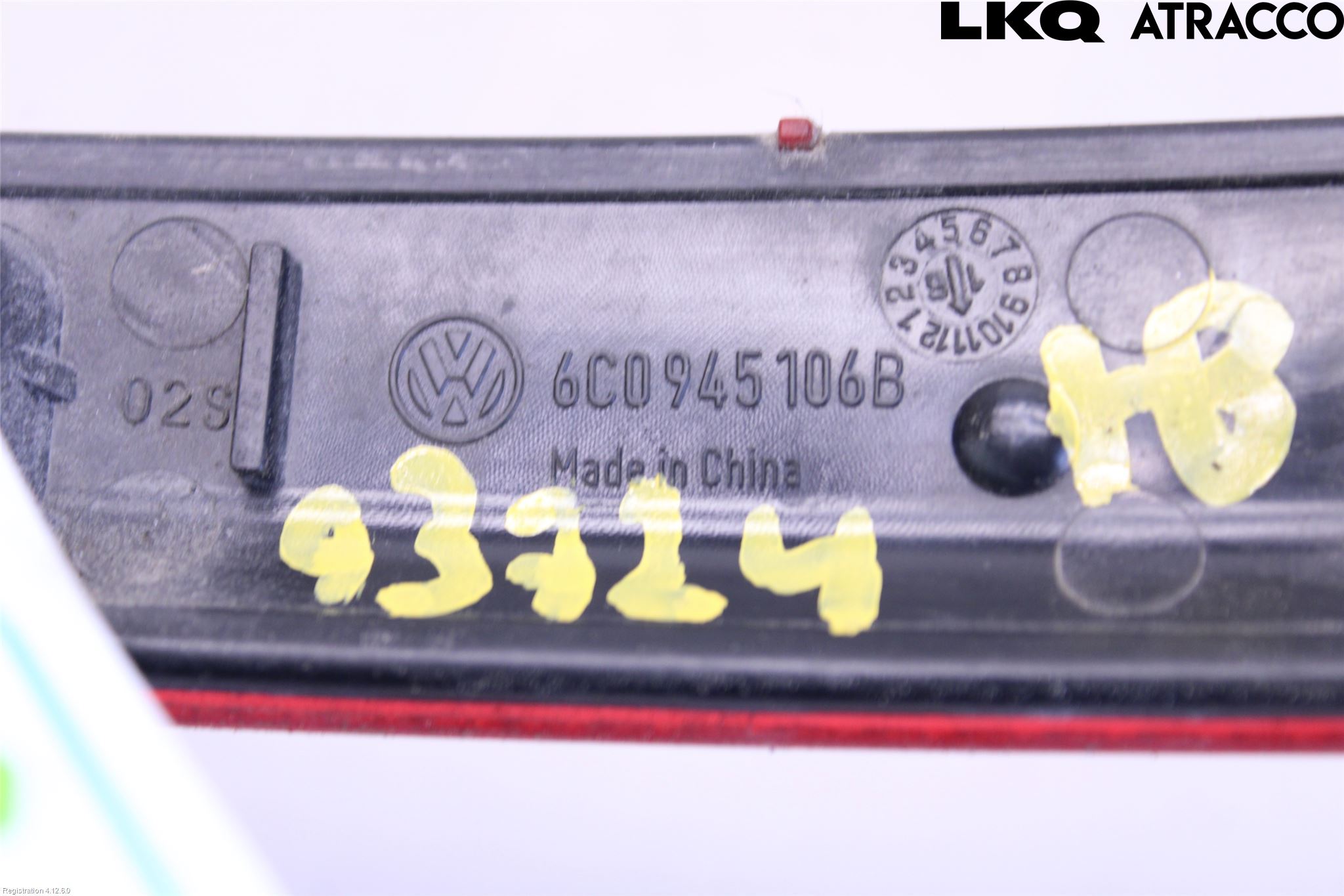 Volkswagen VW POLO 10-17 Dimljus/Reflex Bak