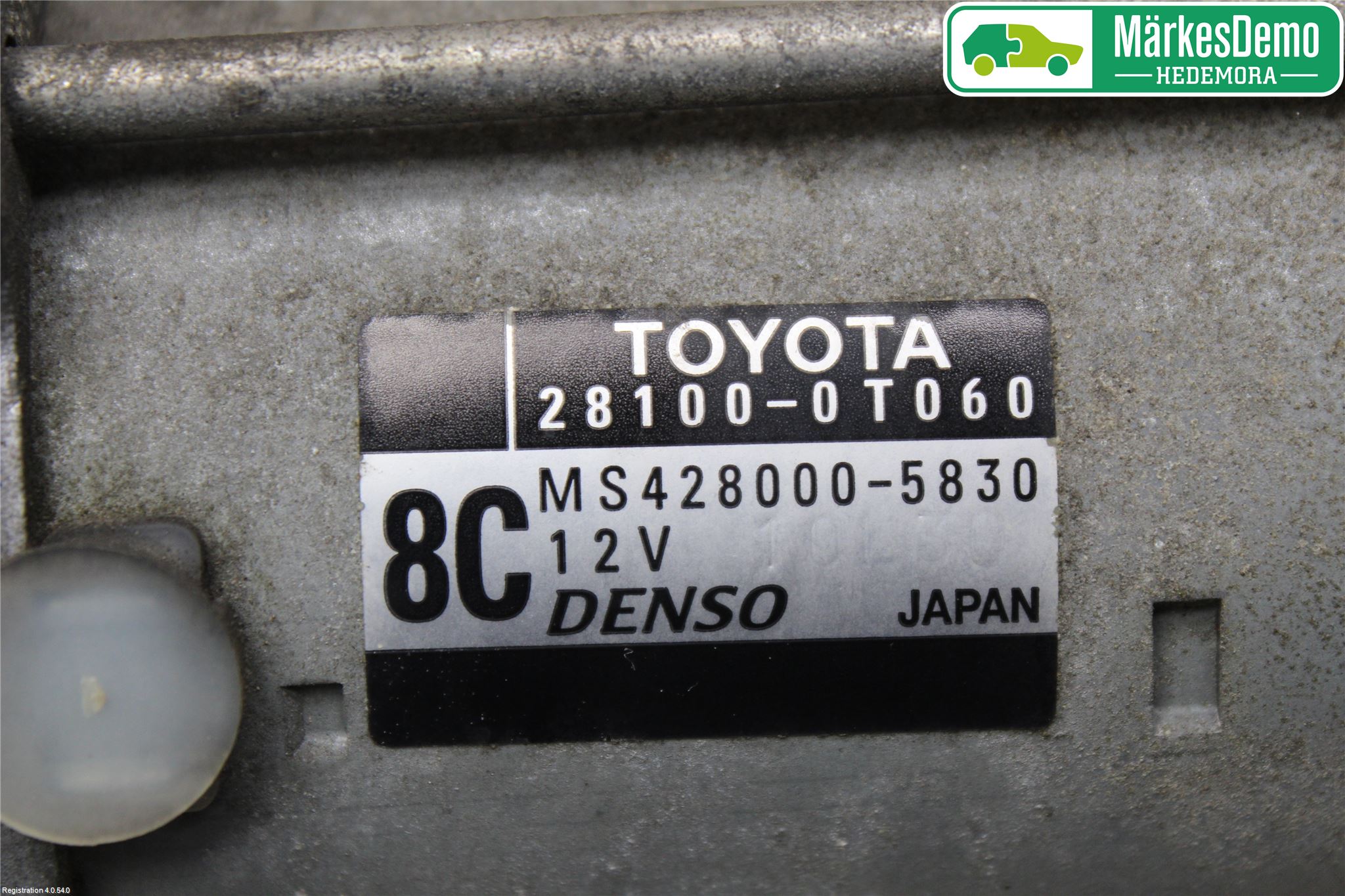 Toyota AVENSIS 09-15 Startmotor