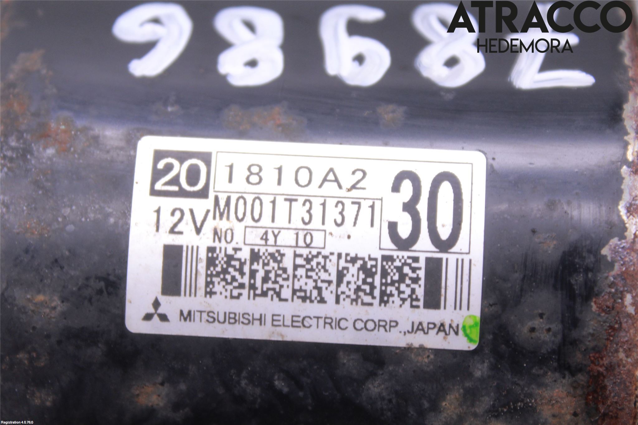 Mitsubishi ASX 10-22 Startmotor Diesel