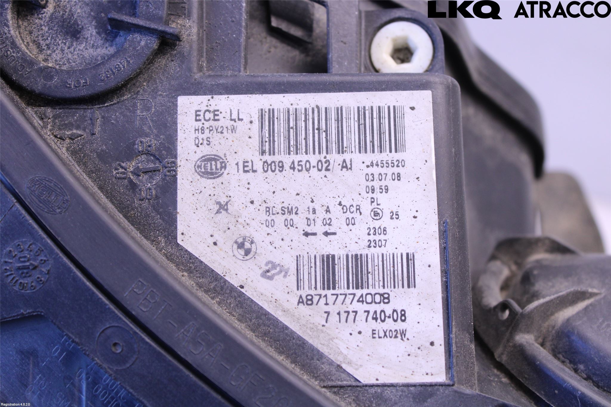 BMW 5 E60/61 Sed/Tou 02-10 Strålkastare Höger