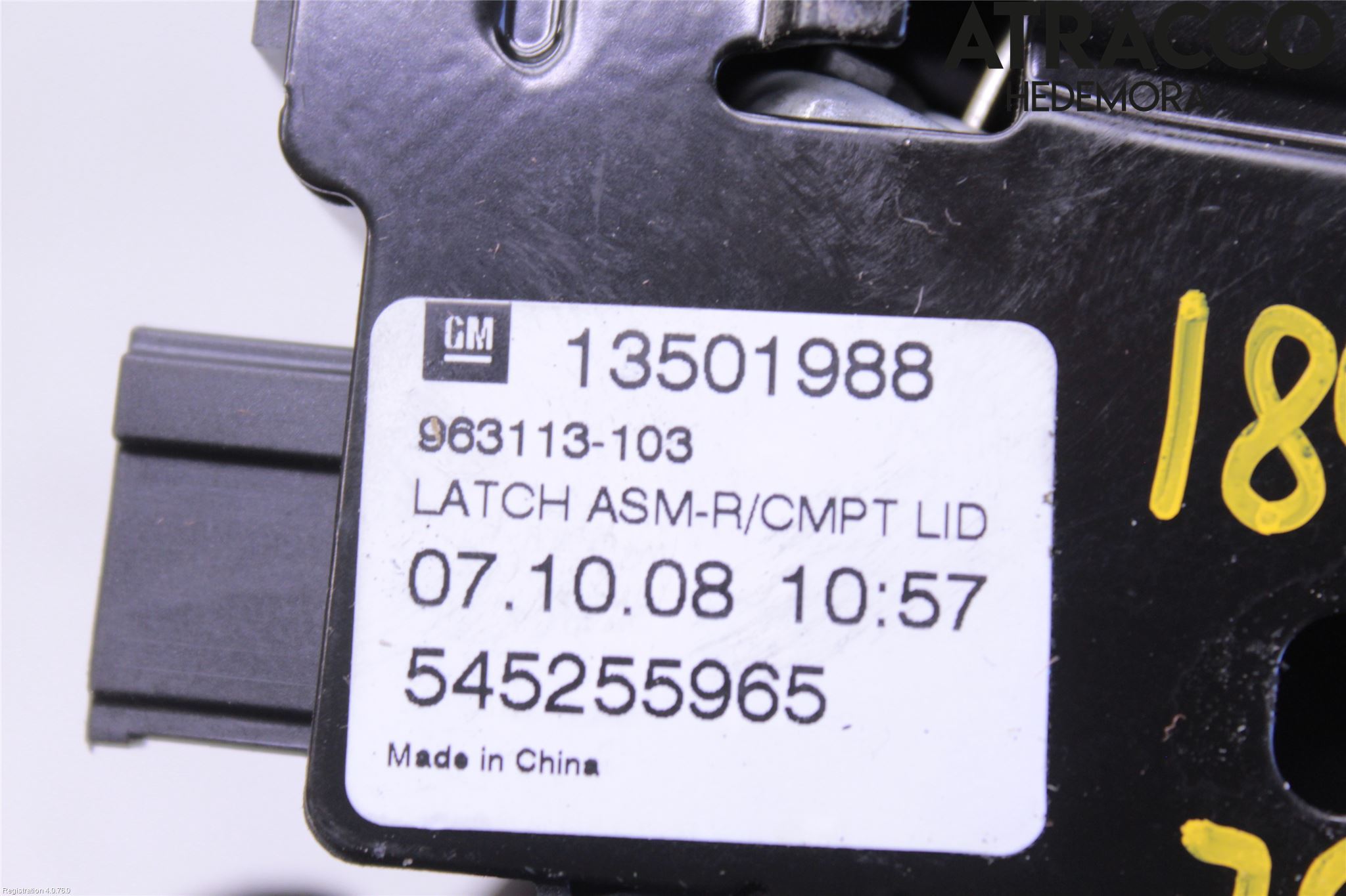 Opel INSIGNIA 09-16 Låskista Baklucka