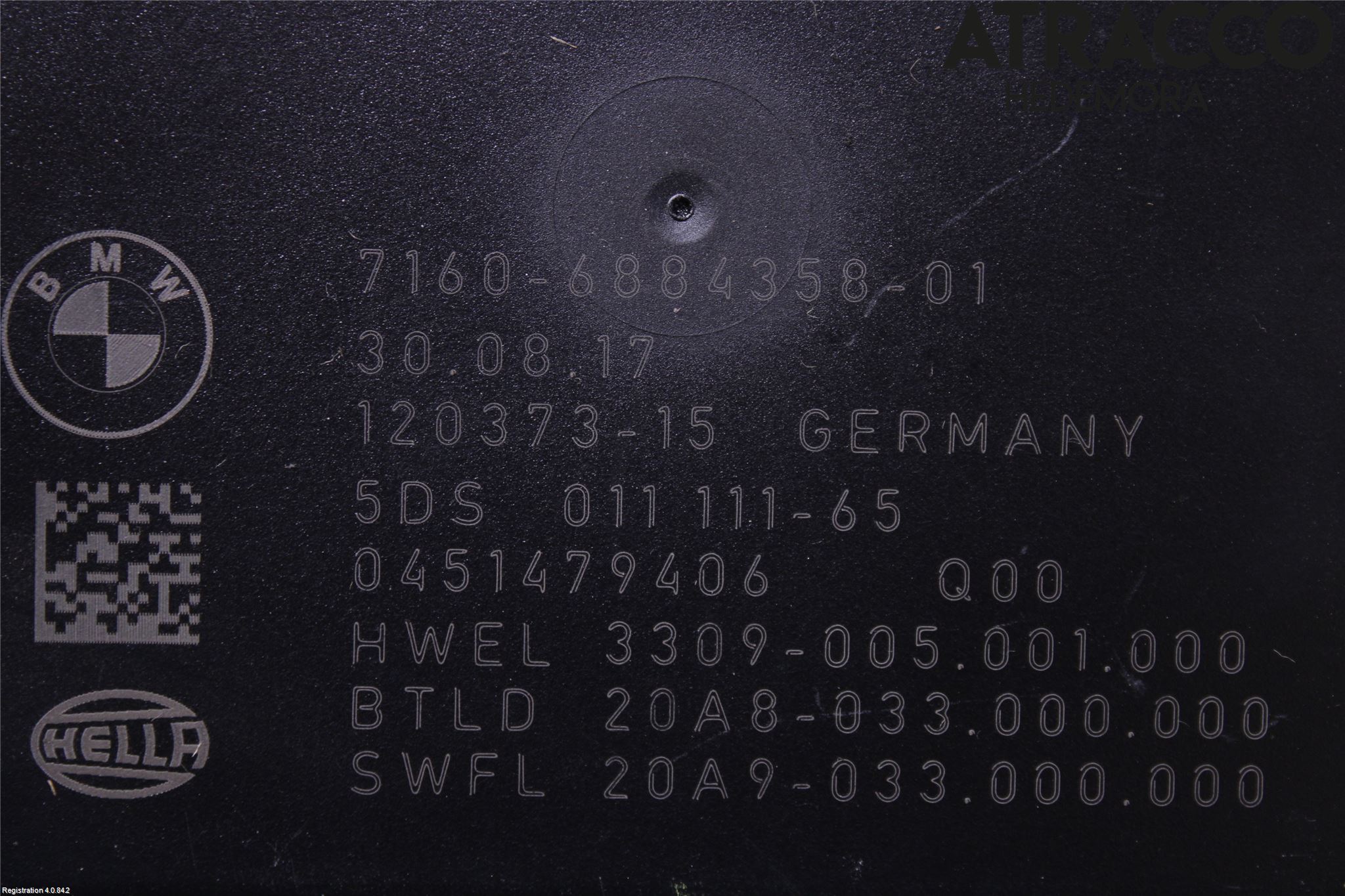 BMW 6 GT G32 18- Styrenhet Dragkrok