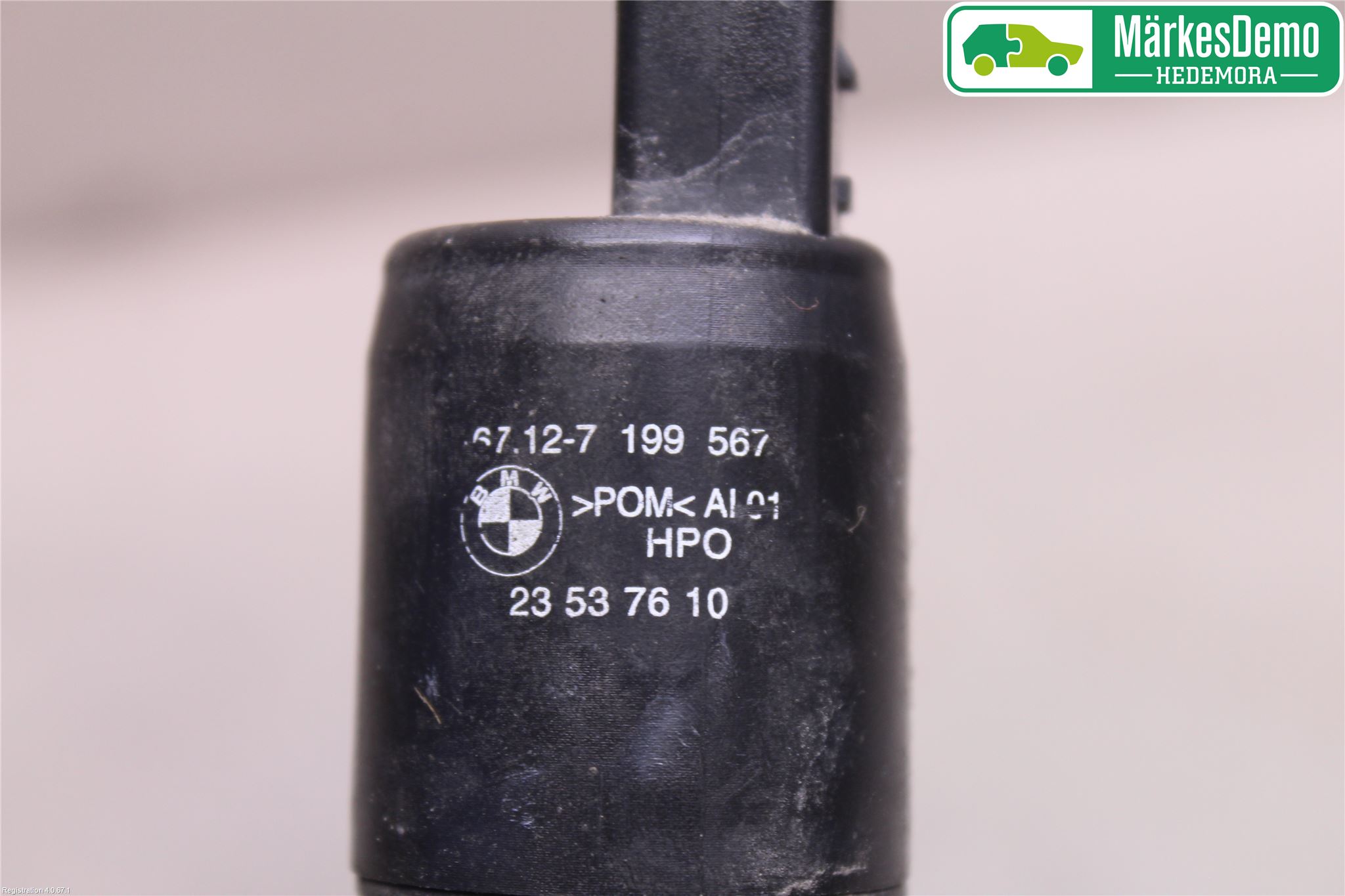 BMW 3 E90/91 SED/TOU 05-12 Spolarpump Baklucka