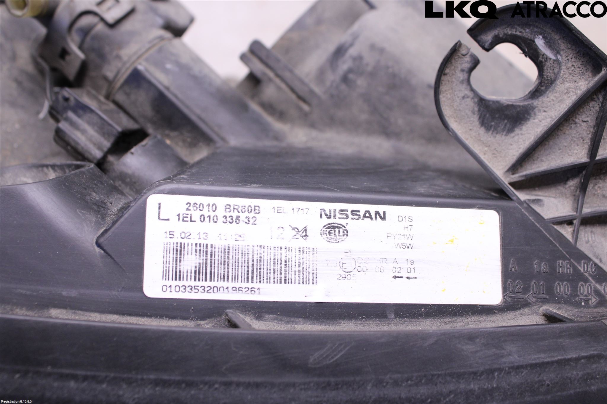Nissan QASHQAI+2  10-14 Strålkastare Höger