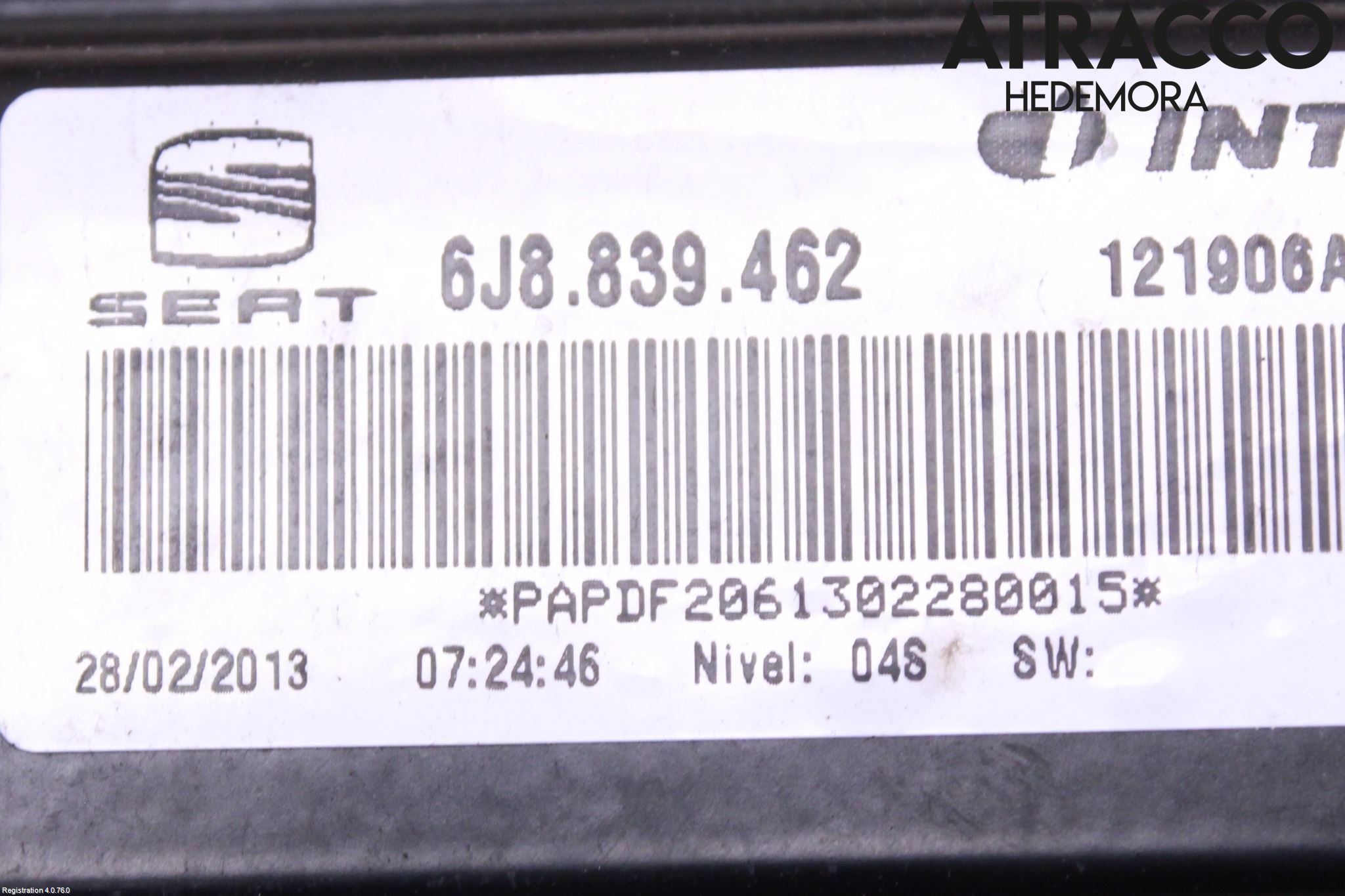 Seat IBIZA IV 08-16 Fönsterhissmekanism